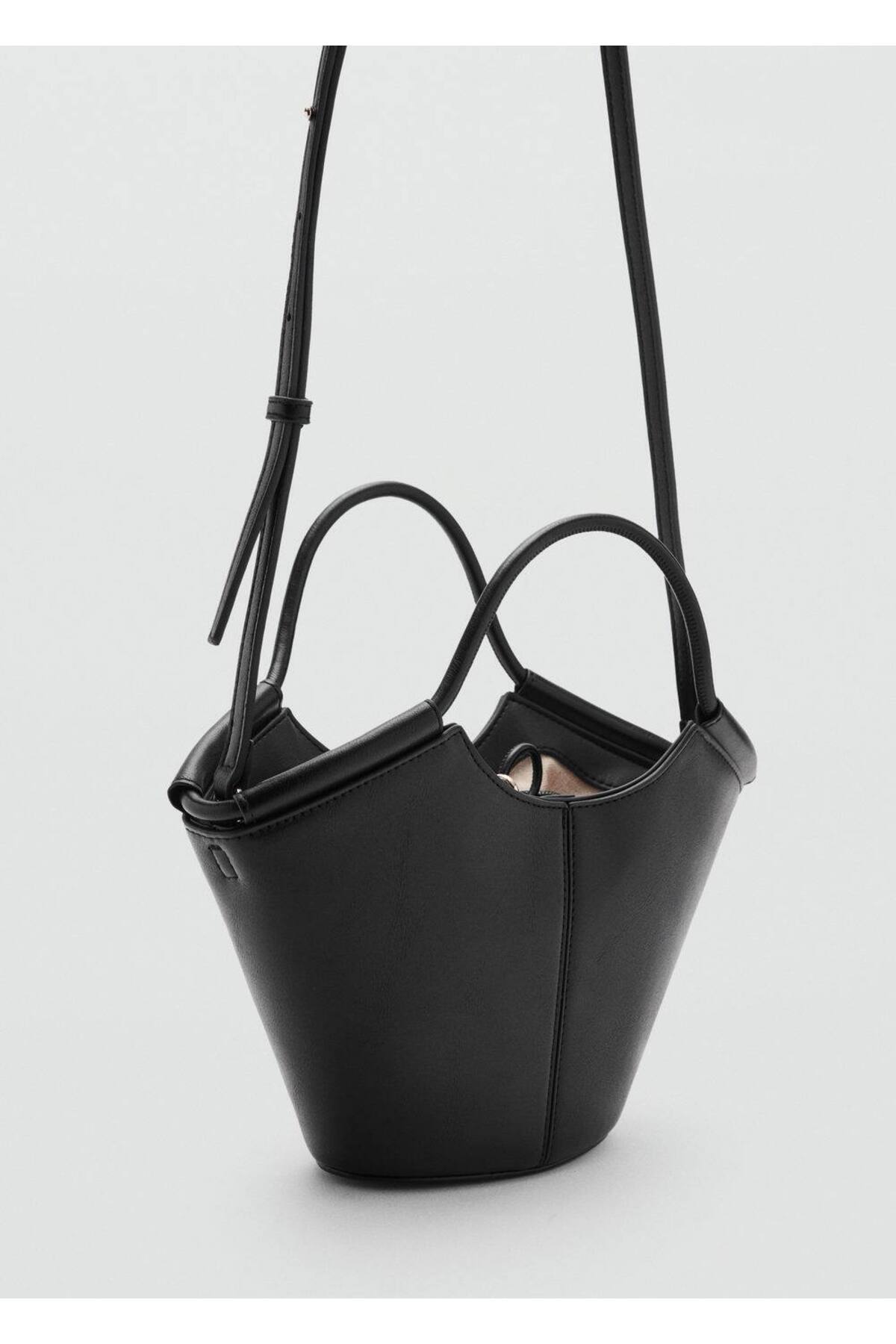 Mini shopper tarz omuz çantası