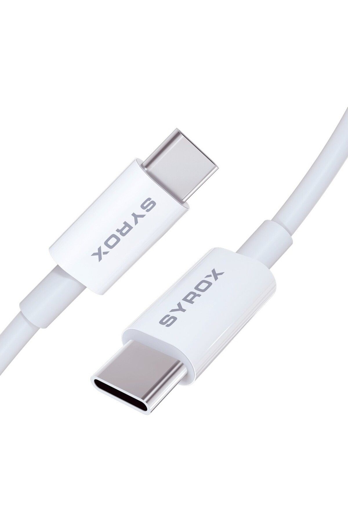 Syrox C95 3.0A Type-C To Type-C Şarj ve Senkron Kablosu Syrox C95 2mt -Her Iki Tarafı Type-C Girişli