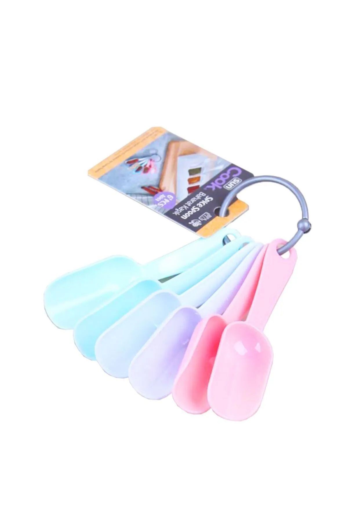 Serero 6'lı Plastik Baharat Kaşığı Royaleks-68365