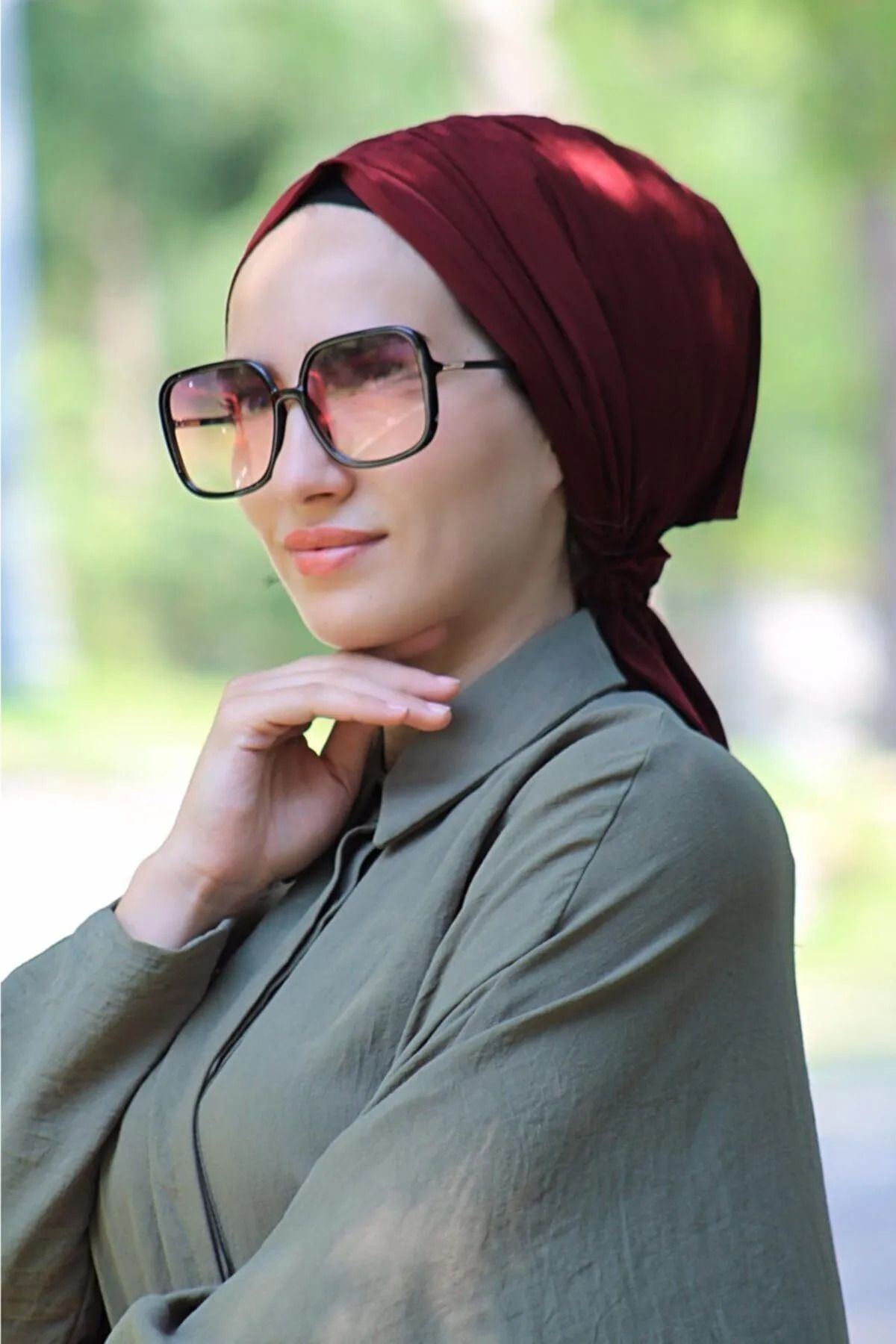tesettür bone diyarı Tokalı bone( denız ve havuz için uygundur)