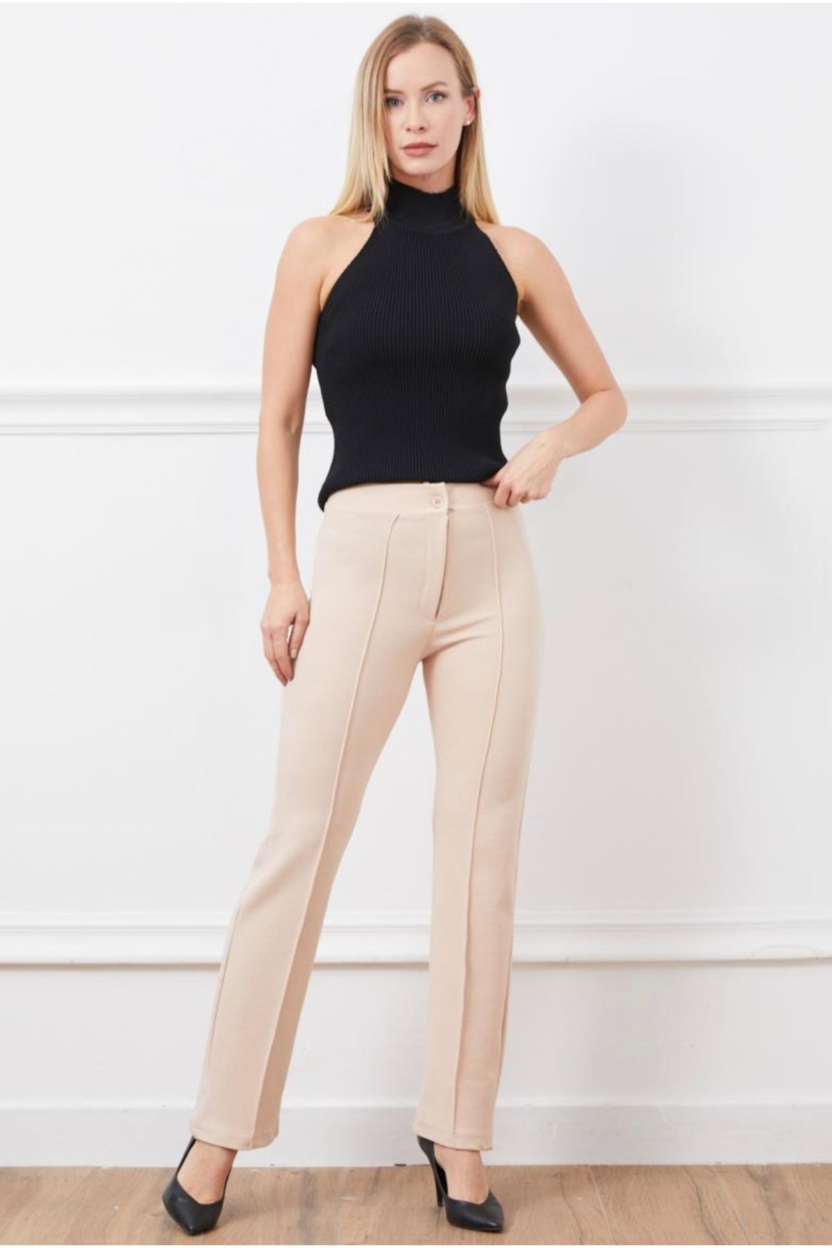 shop Fermuarlı Çımalı Pantolon