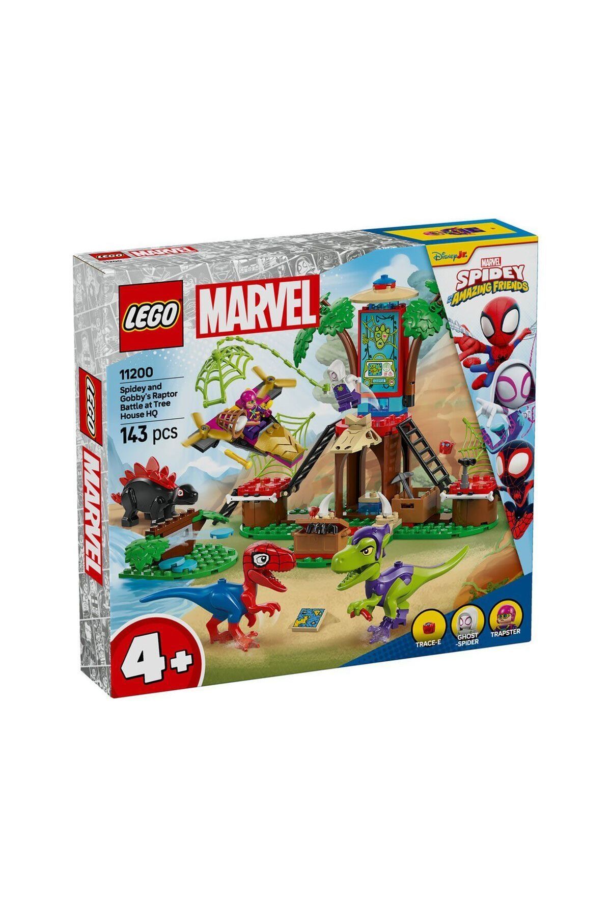 TimeStart 11200 Eğitici Marvel - Spidey Ağaç Ev Karargahında Savaş 143 parça +4 yaş