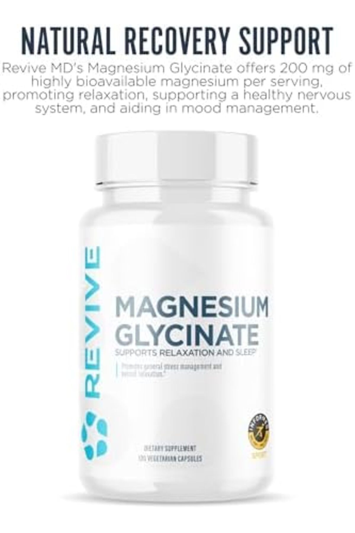 Revive-MD Magnesium Glycinate, Nervous System and Musculoskeletal Support 4