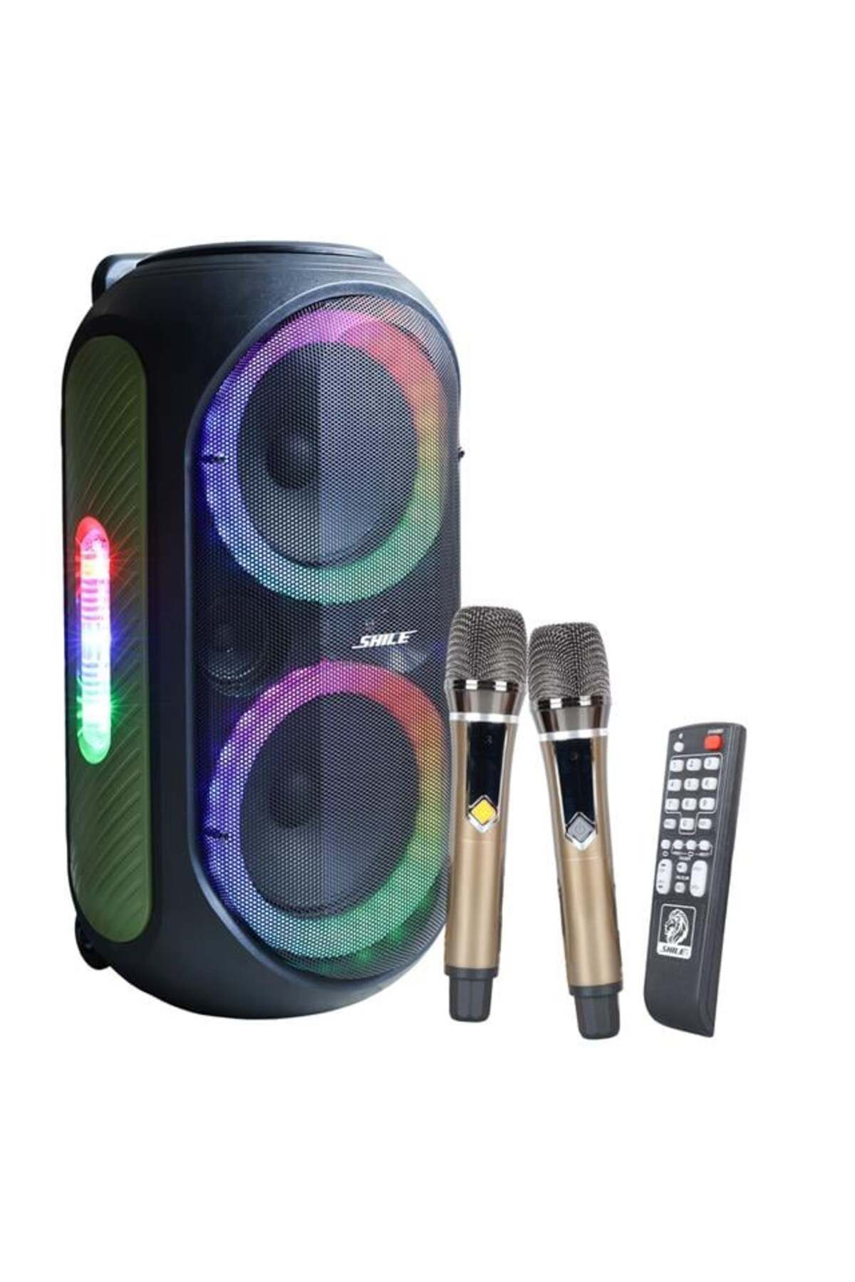 TimeStart Shile SL-2012 El Mikrofonlu Kumandalı USB, SD ve Bluetooth Taşınabilir Hoparlör
