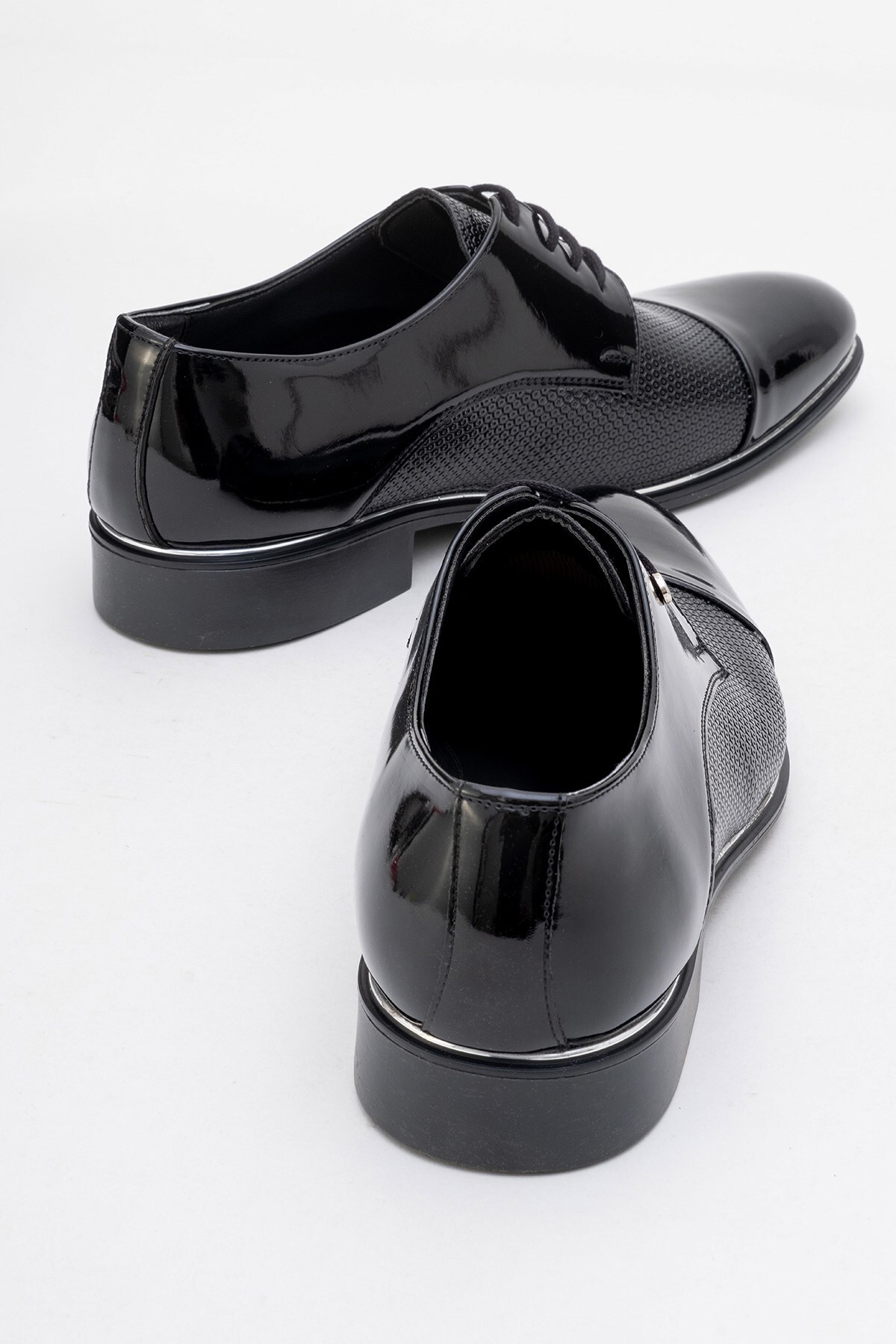 depderi  Klasik Erkek Rugan Damatlık Ve Taakım Elbiseye Uygun Abiye Erkek Ayakkabı - Görsel 6