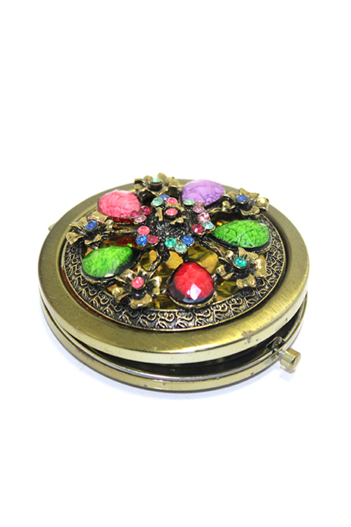 Butik İri Taşlı El Aynası
