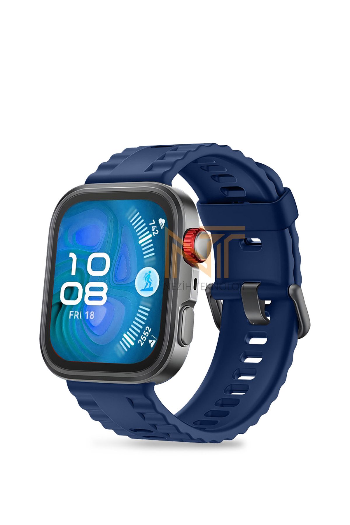 Nezih Case Huawei Watch Fit 4 Pro / Fit 4 / Fit 3 Uyumlu Siyah Tokalı Lansman Silikon Kordon