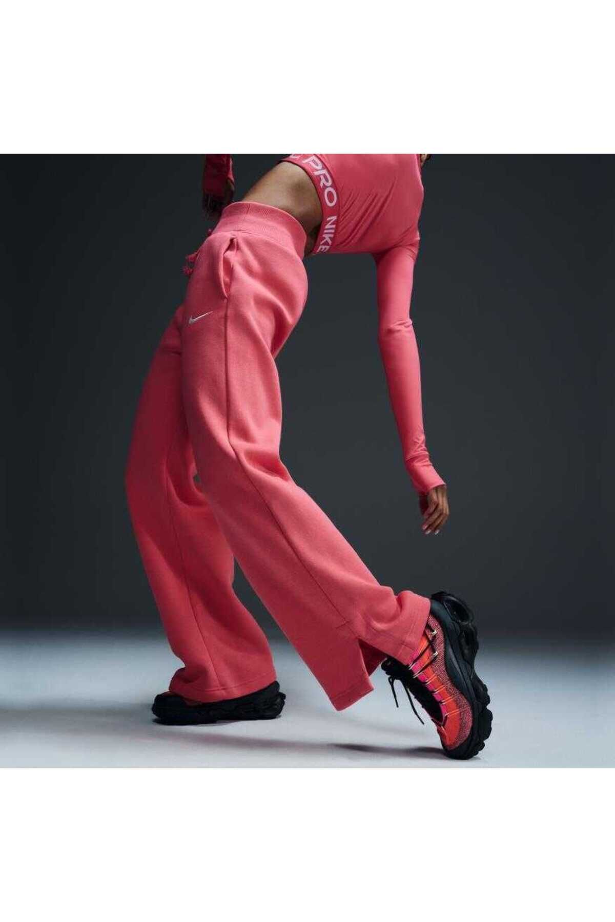 Nike Phoenix Fleece High-Waisted Pant Wide Kadın Eşofman Altı