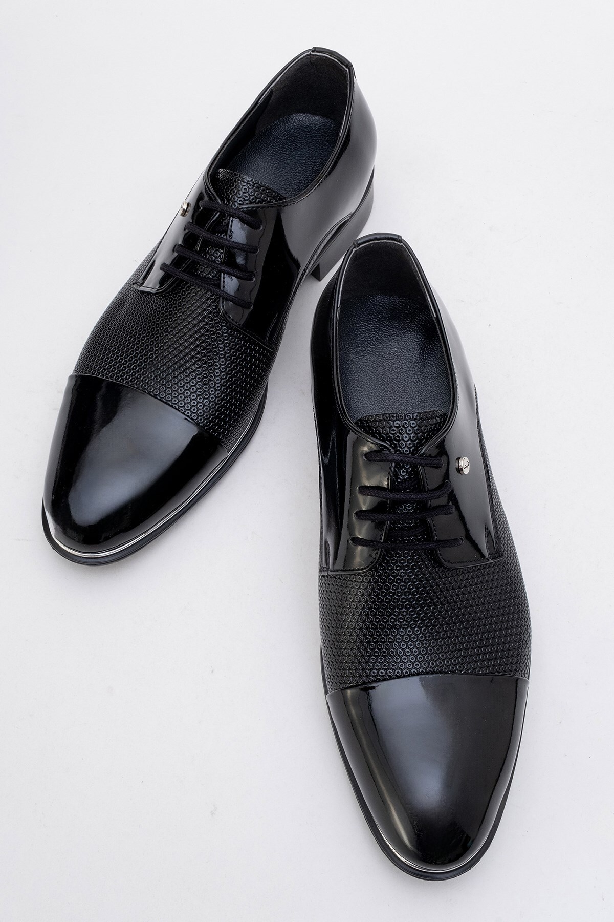 depderi  Klasik Erkek Rugan Damatlık Ve Taakım Elbiseye Uygun Abiye Erkek Ayakkabı - Görsel 7