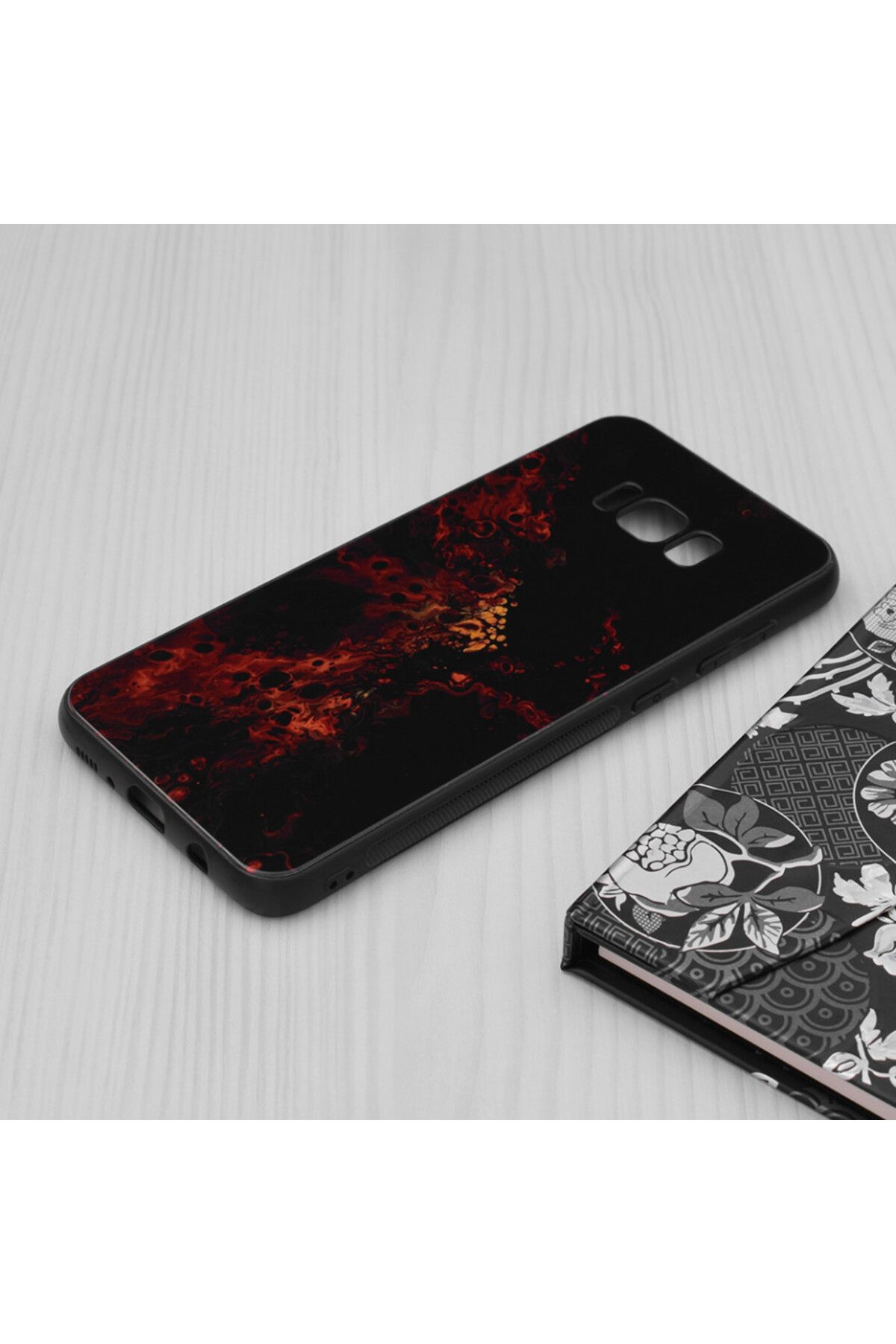Techsuit-Samsung Galaxy S8 Plus Case - Techsuit Glaze Series - Red Nebula 3