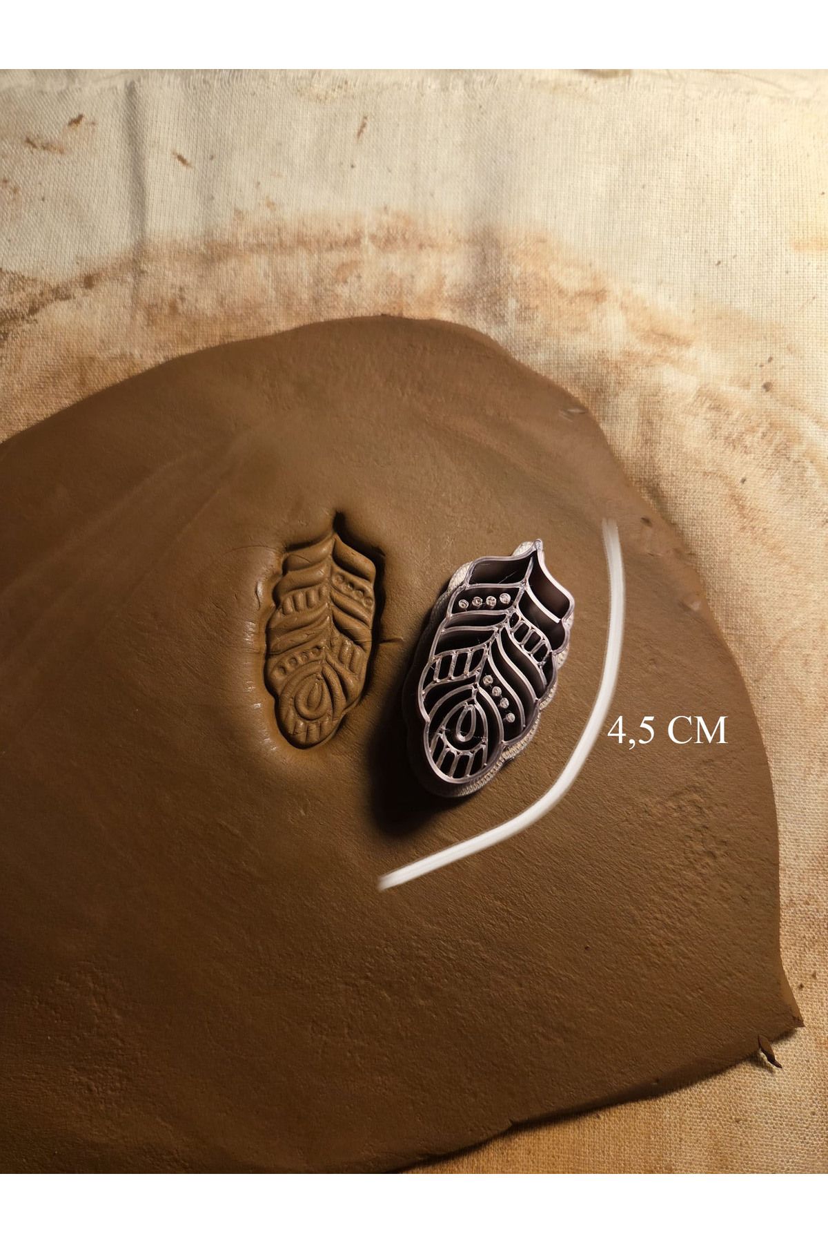Enbceramic 4,5 CM POLİMER KİL KÜPE KALIBI & SERAMİK KALIP
