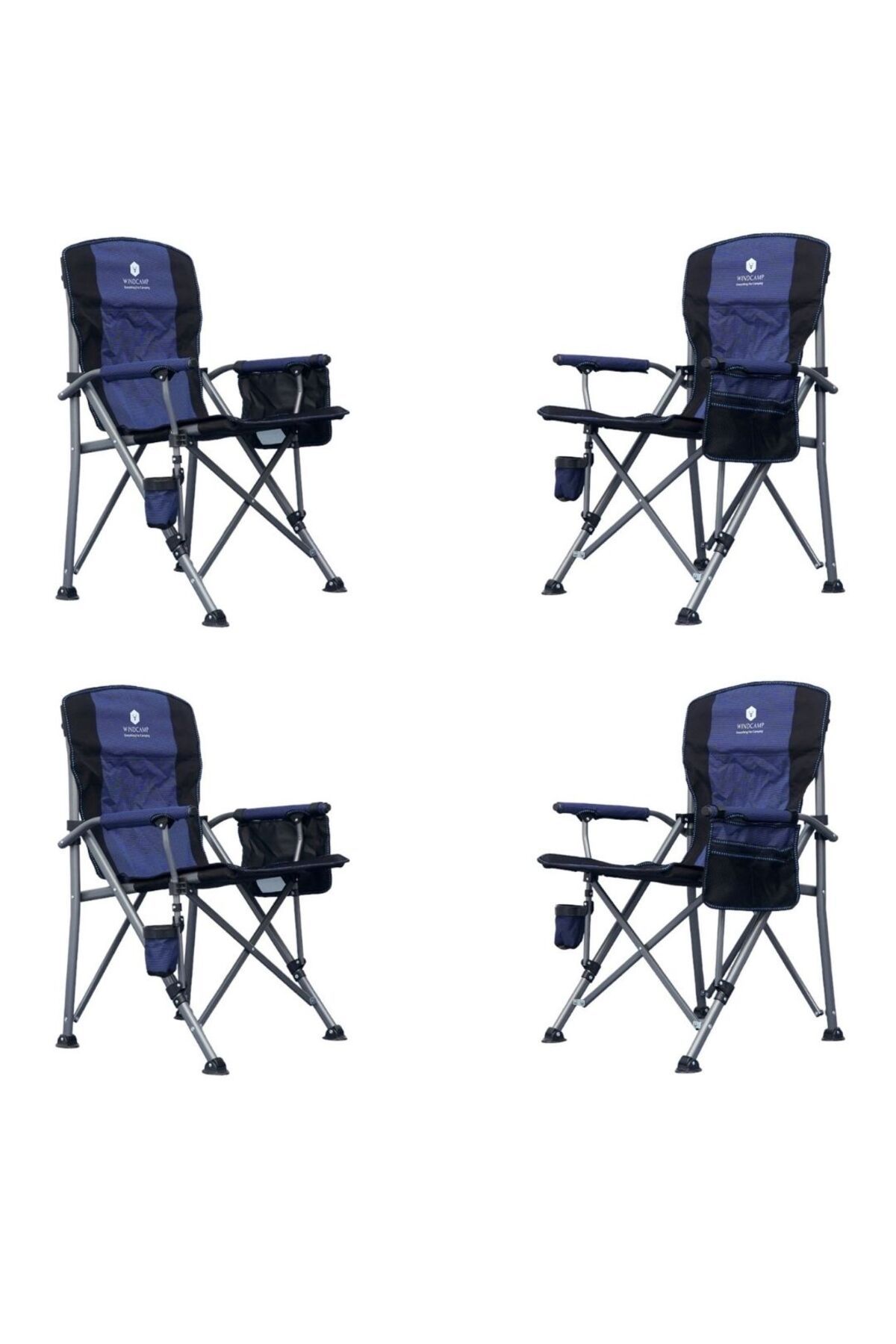 windcamp LUX MAVİ 4'LÜ KAMP SANDALYESİ