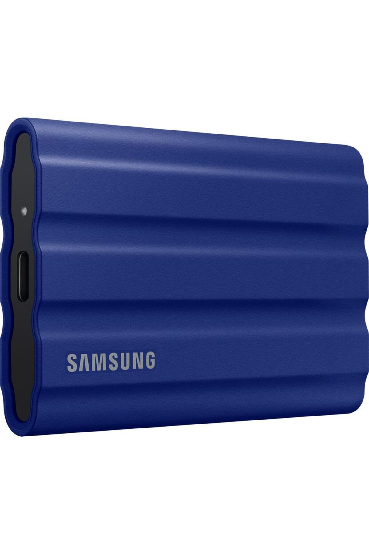 Vobotek Teknoloji Samsung 2TB T7 Shield Usb 3.2 (Okuma 1050MB - Yazma 1000MB) Mavi Taşınabilir SSD Disk MU-PE2T0R-WW