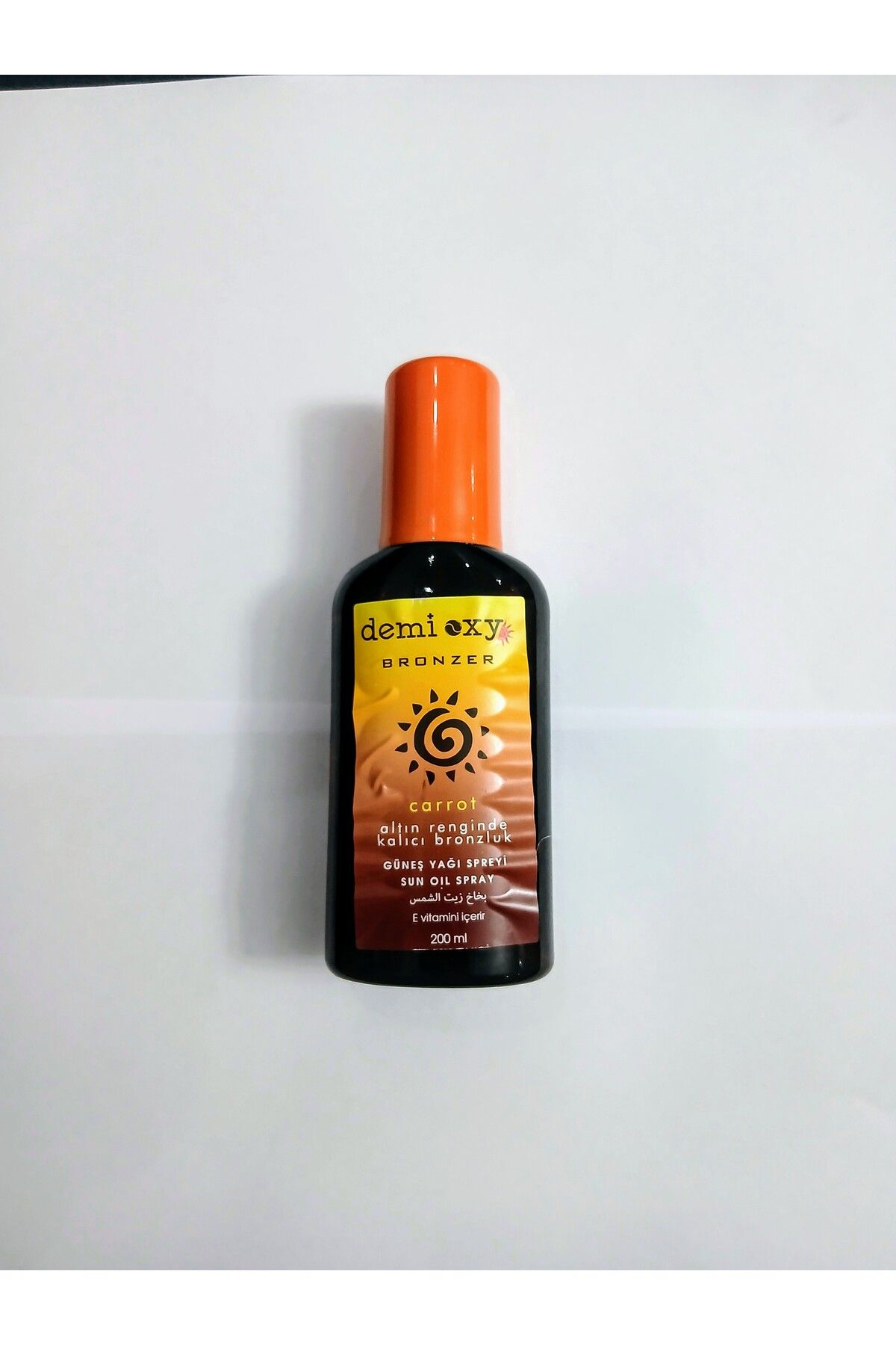 demi oxy Bronzlaştırıcı altın renginde kalıcı bronzluk güneş yağı e vitaminli 200 ml