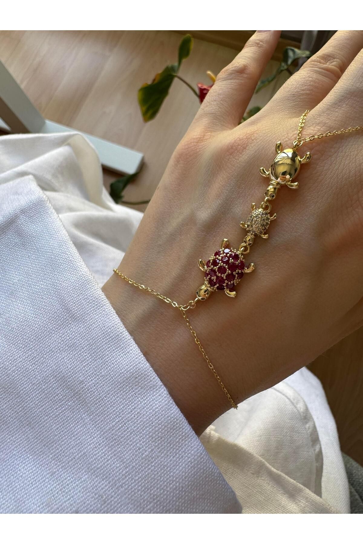 Venus Design Çelik Taşlı Kaplumbağa Şahmeran