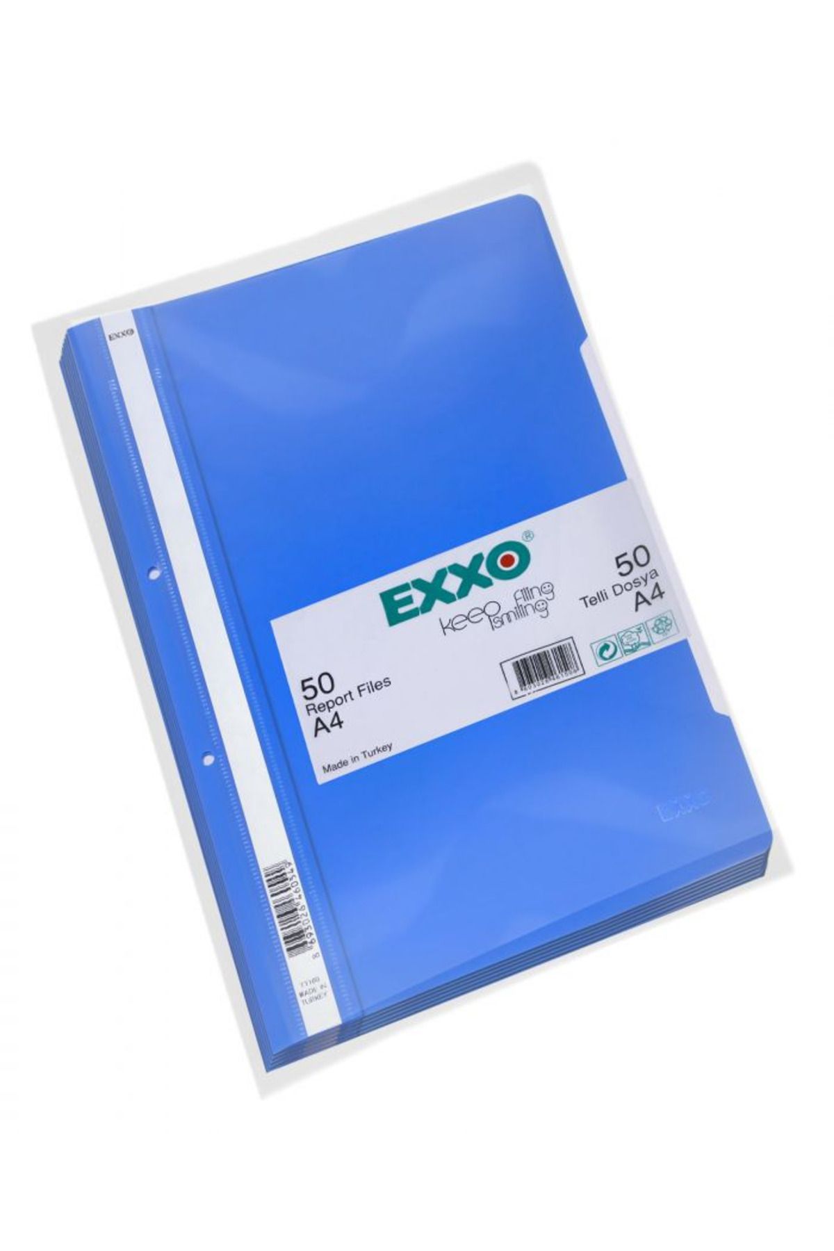 gnsstore Exxo PP Telli Dosya A4 Lacivert -50-