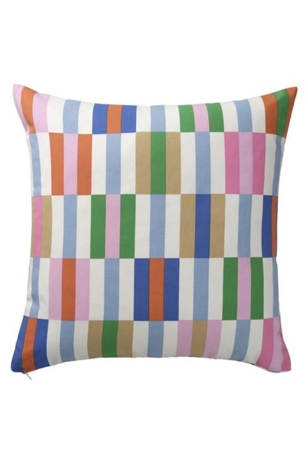 IKEA Klibbkorsört Kirlent Kılıfı Beyaz-çok renkli, 50x50cm