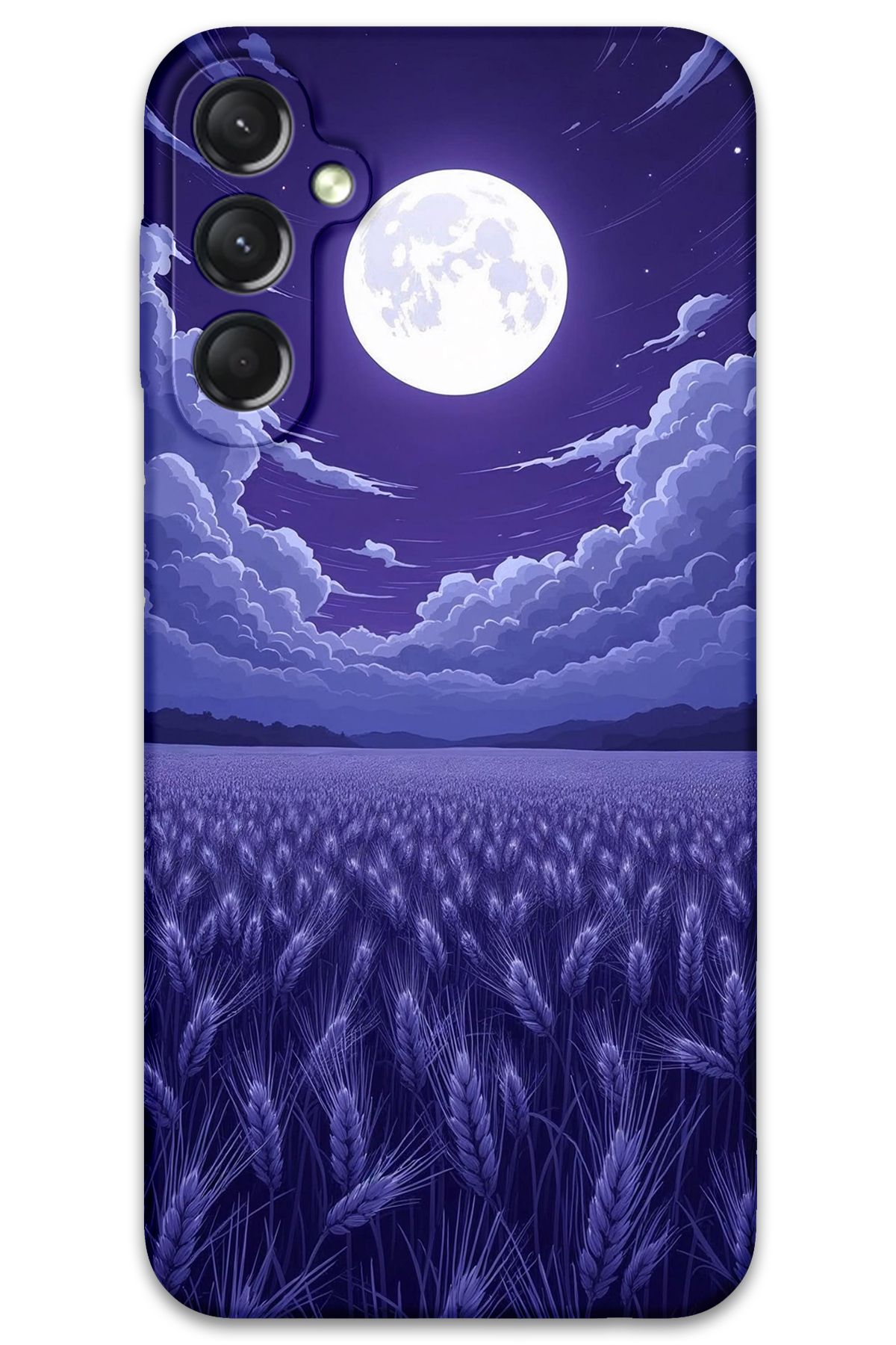 Gramaphone Galaxy A54 Uyumlu Çiçek Desenli Telefon Kılıfı + Ekran Koruyucu - 5797