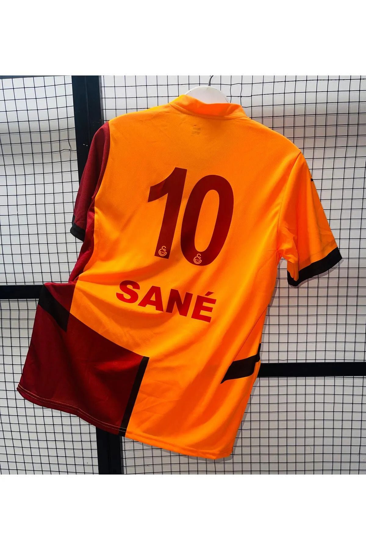 JANJON STAR G'.â.l.a.t.â.s.a.r.â.yy / Sarı Kırmızı L.e.r.o.y Sane İç Saha Kısa Kol Forma