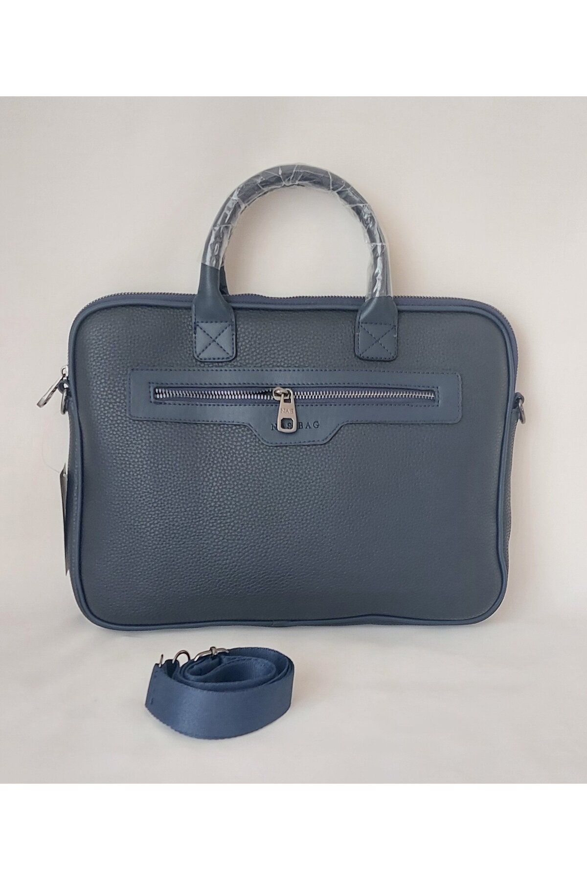 Nas Çanta NS1412 Model Nas Bag Lacivert Renk Evrak ve Laptop Çantası