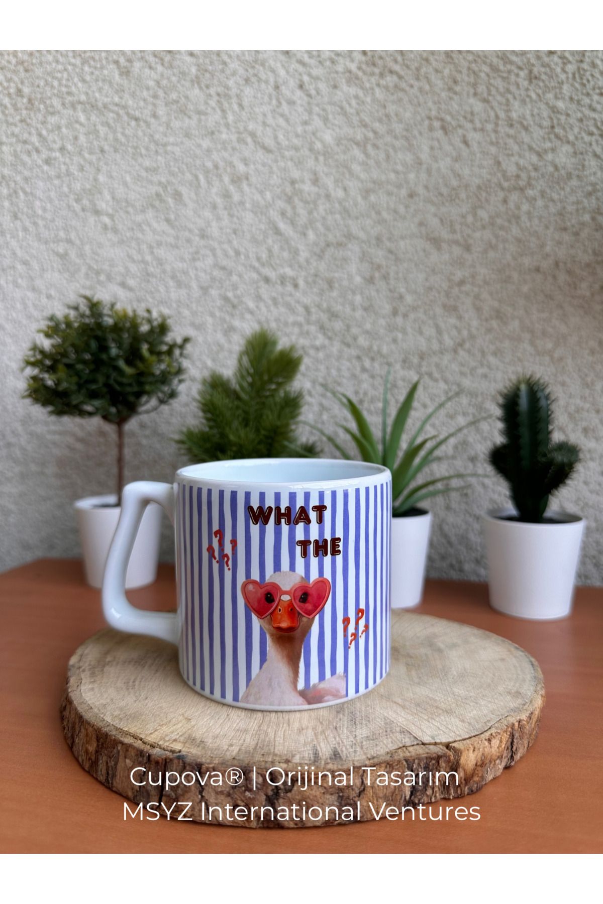 Cupova What The Duck Mottolu Kupa Bardak, Eğlenceli, Hediye, Doğum Günü