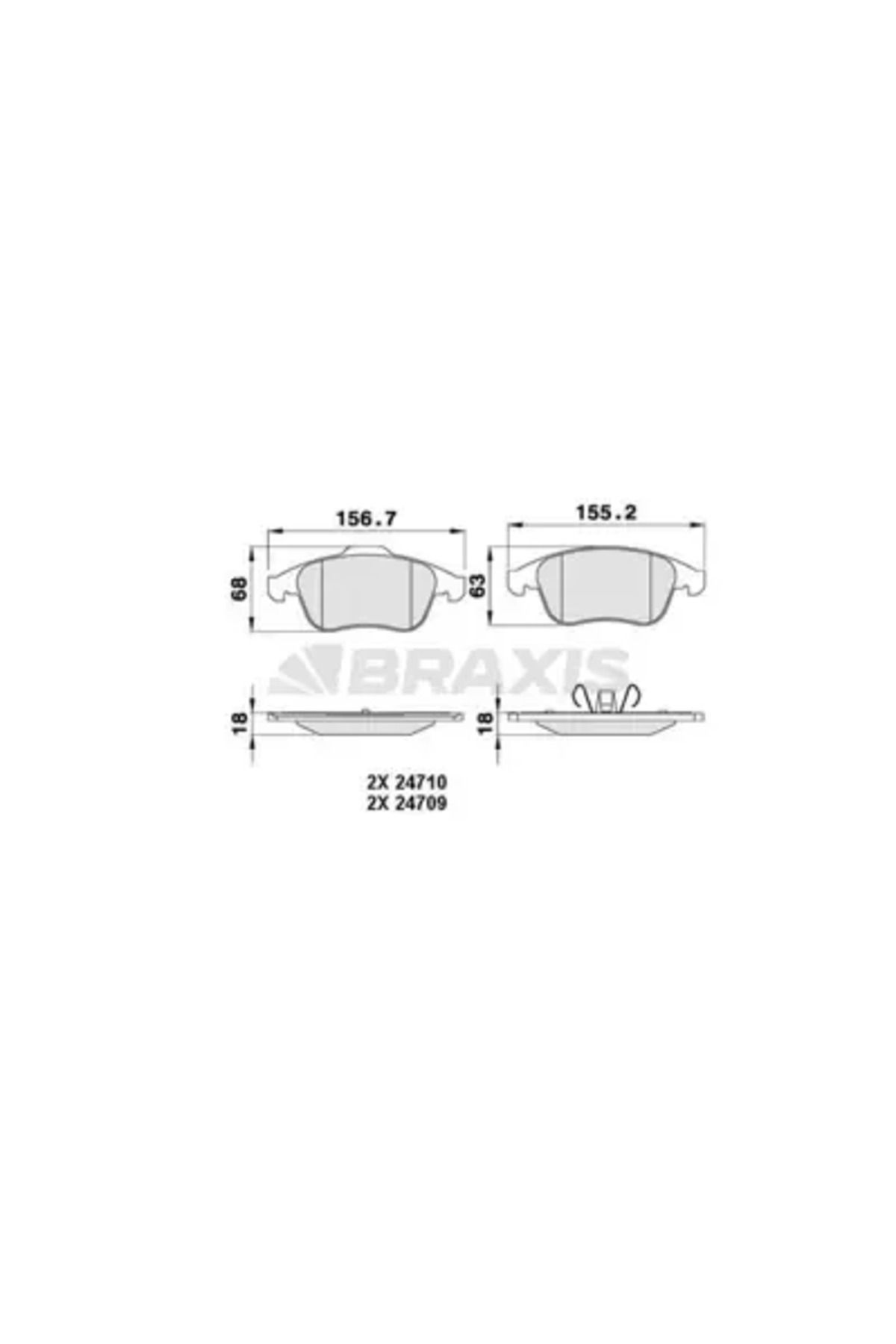 Kraftvoll ON FREN BALATASI LAGUNA III 2.0GT / 2.0DCI GT / 3.0DCI 03 / 08>