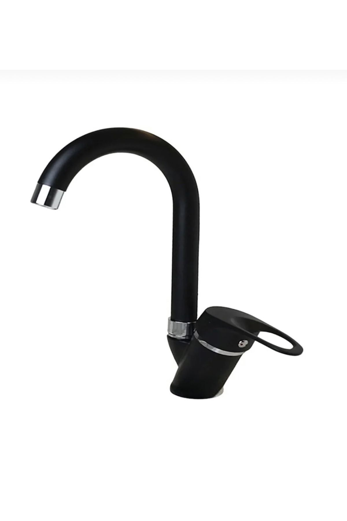 BDL ARMATÜR KCA SİYAH KROM BANYO LAVABO MUSLUĞU BATARYASI ÇEŞMESİ ÇİFT SU GİRİŞLİ