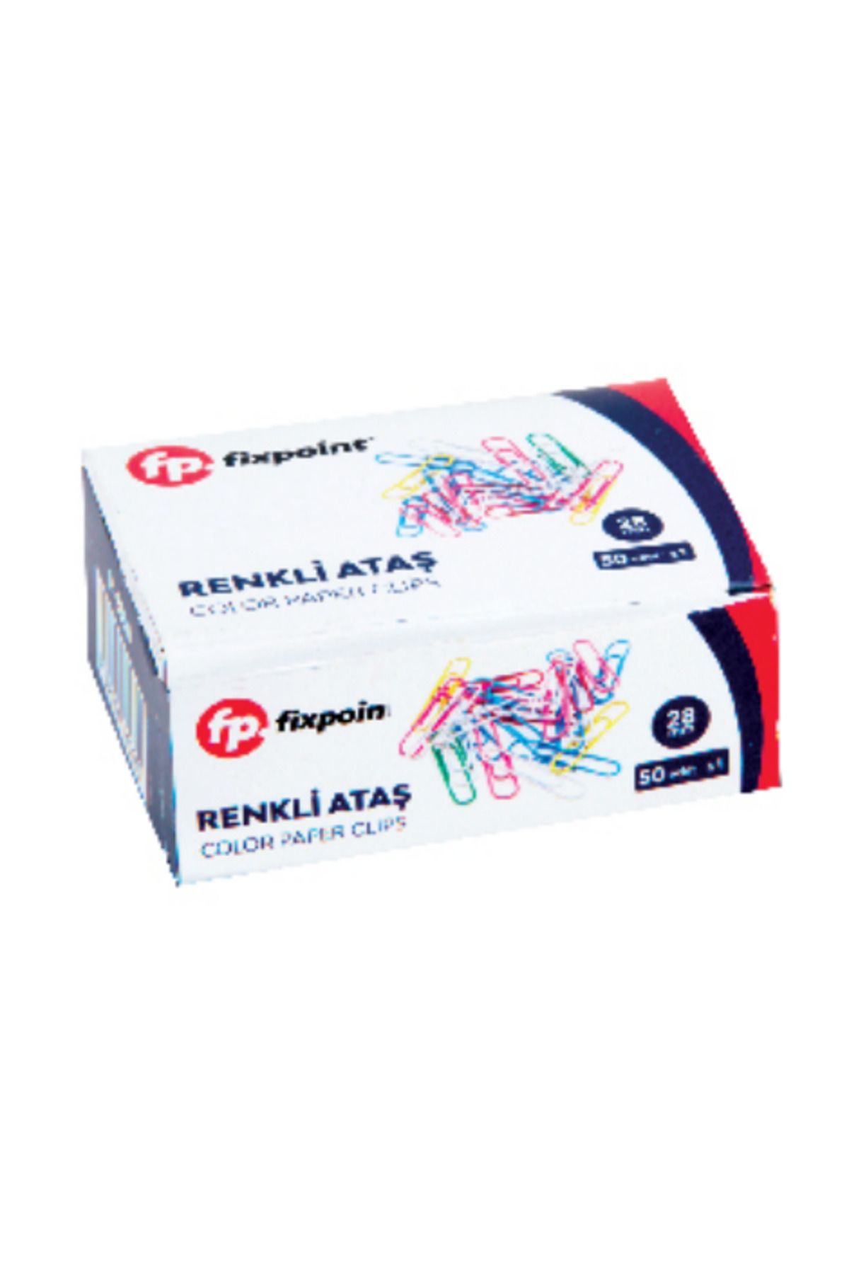 gnsstore Fixpoint Renkli Ataş 28mm 50li P-2350