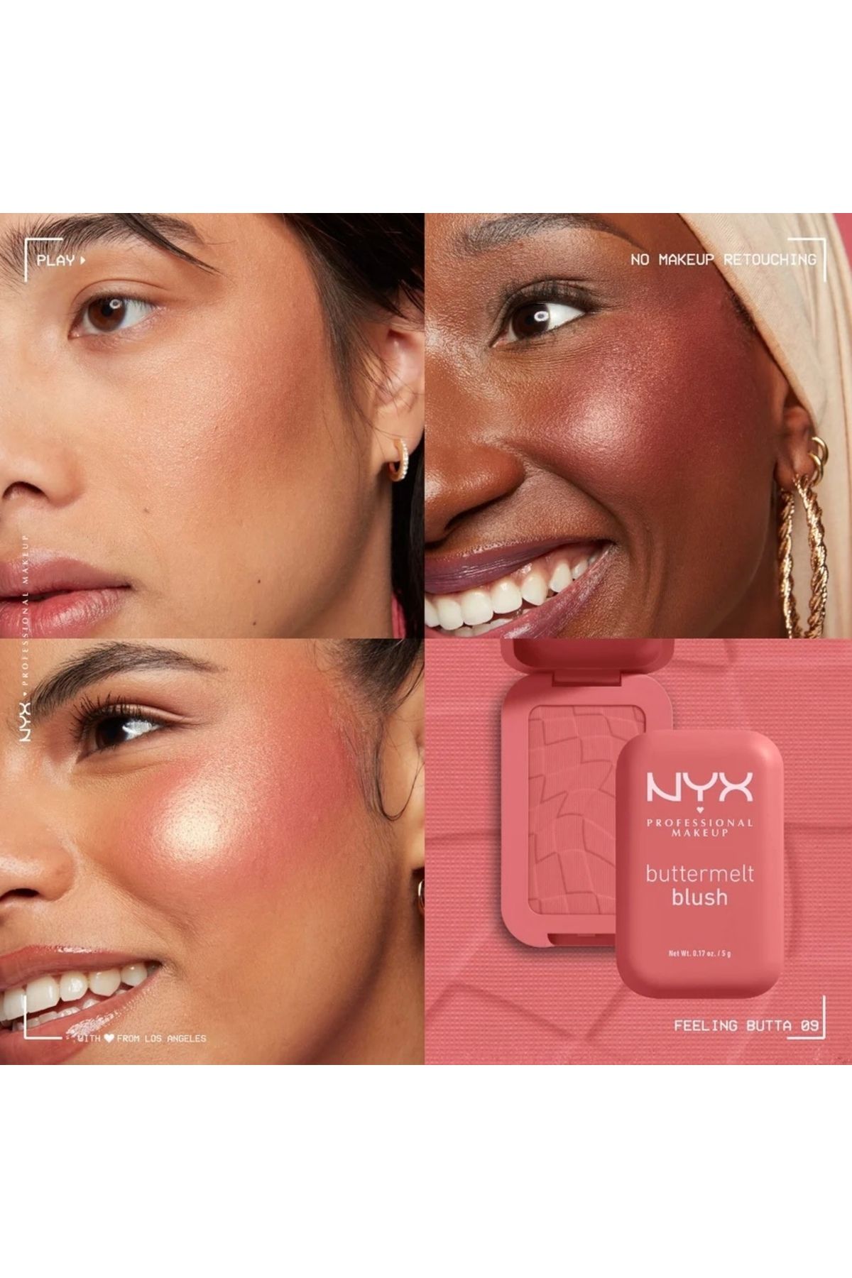 NYX Professional Makeup-NYX Buttermelt Powder Blush - Feeling Butter 3