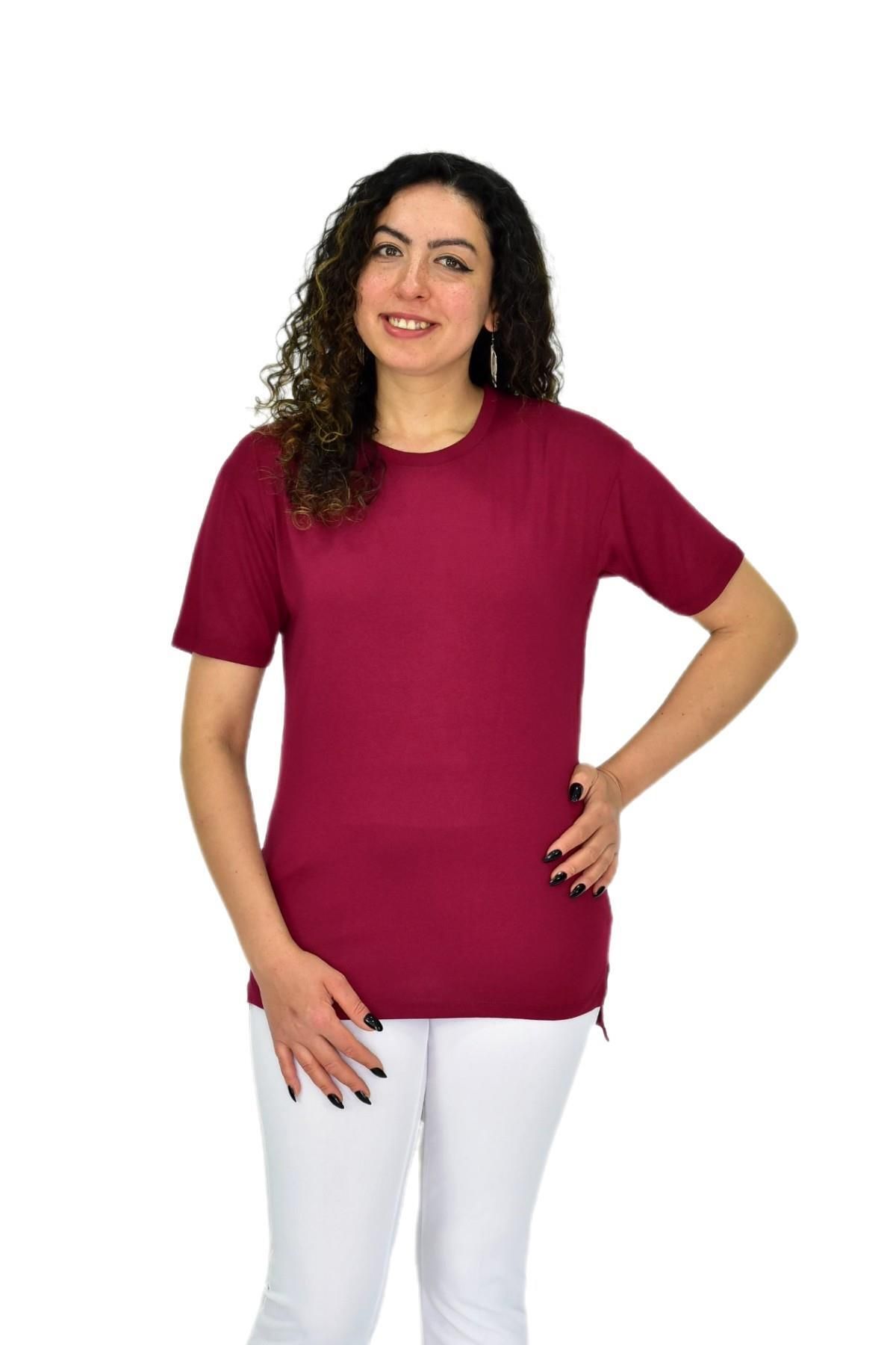 lavella Kadın Yarım Kol Sıfıryaka Likralı Tişöt BGL-ST04652