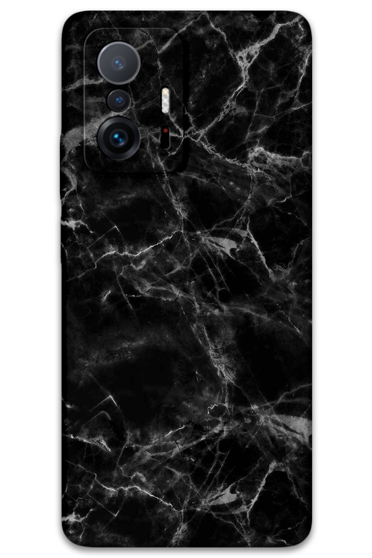 Gramaphone Xiaomi Mi 11T Pro Uyumlu Mermer Desenli Telefon Kılıfı + Ekran Koruyucu - 5815