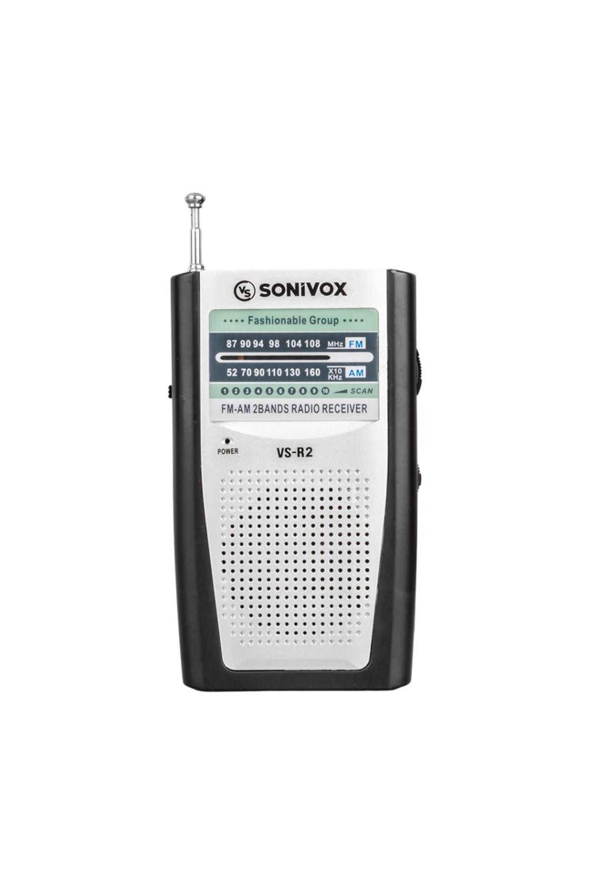 Aydoganticaret44 GÜMÜŞ RENK ANALOG RADYO VS-R2