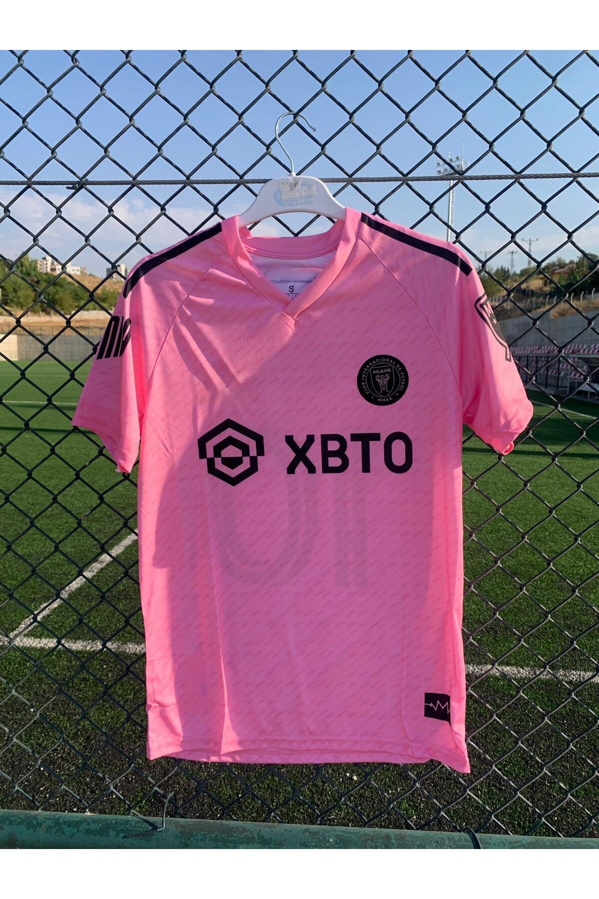BARBITOS 2024/2025 Yeni Sezon İnter miami Messi İç Saha Pembe Taraftar Yetişkin Forması-zp04
