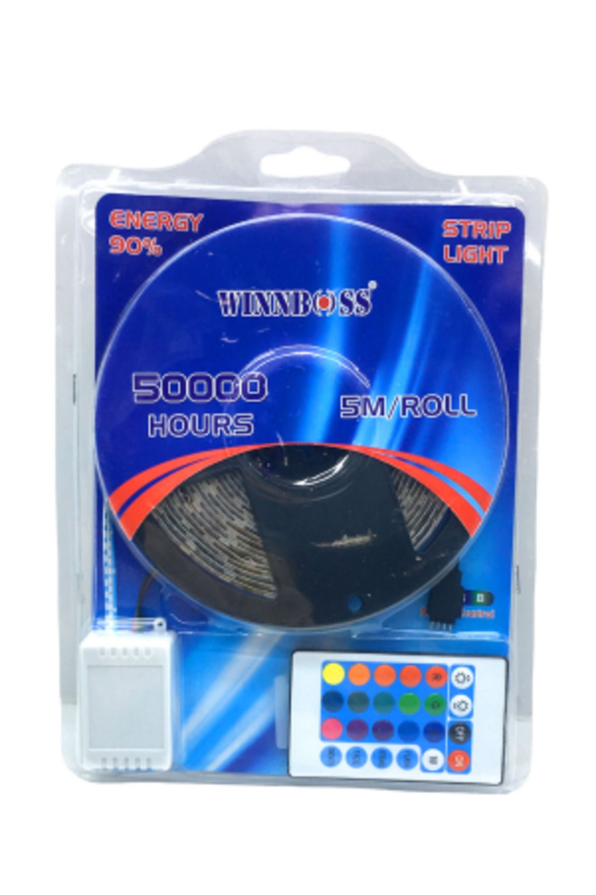 Aydoganticaret44 RGB 3ÇİP KUMANDALI ŞERİT LED 5MT