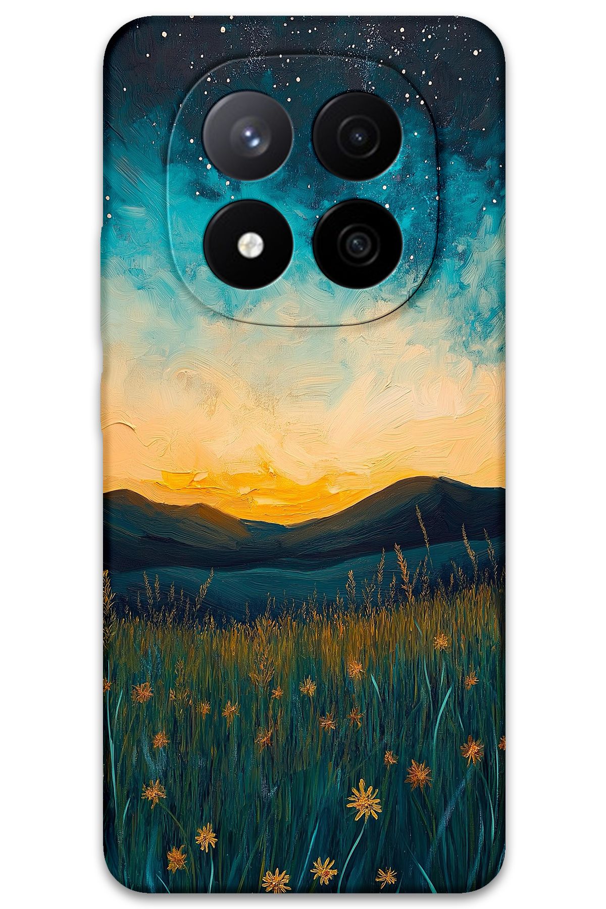 Gramaphone Xiaomi Redmi Note 14 Pro 5G Uyumlu Uzay Desenli Telefon Kılıfı + Ekran Koruyucu - 5871