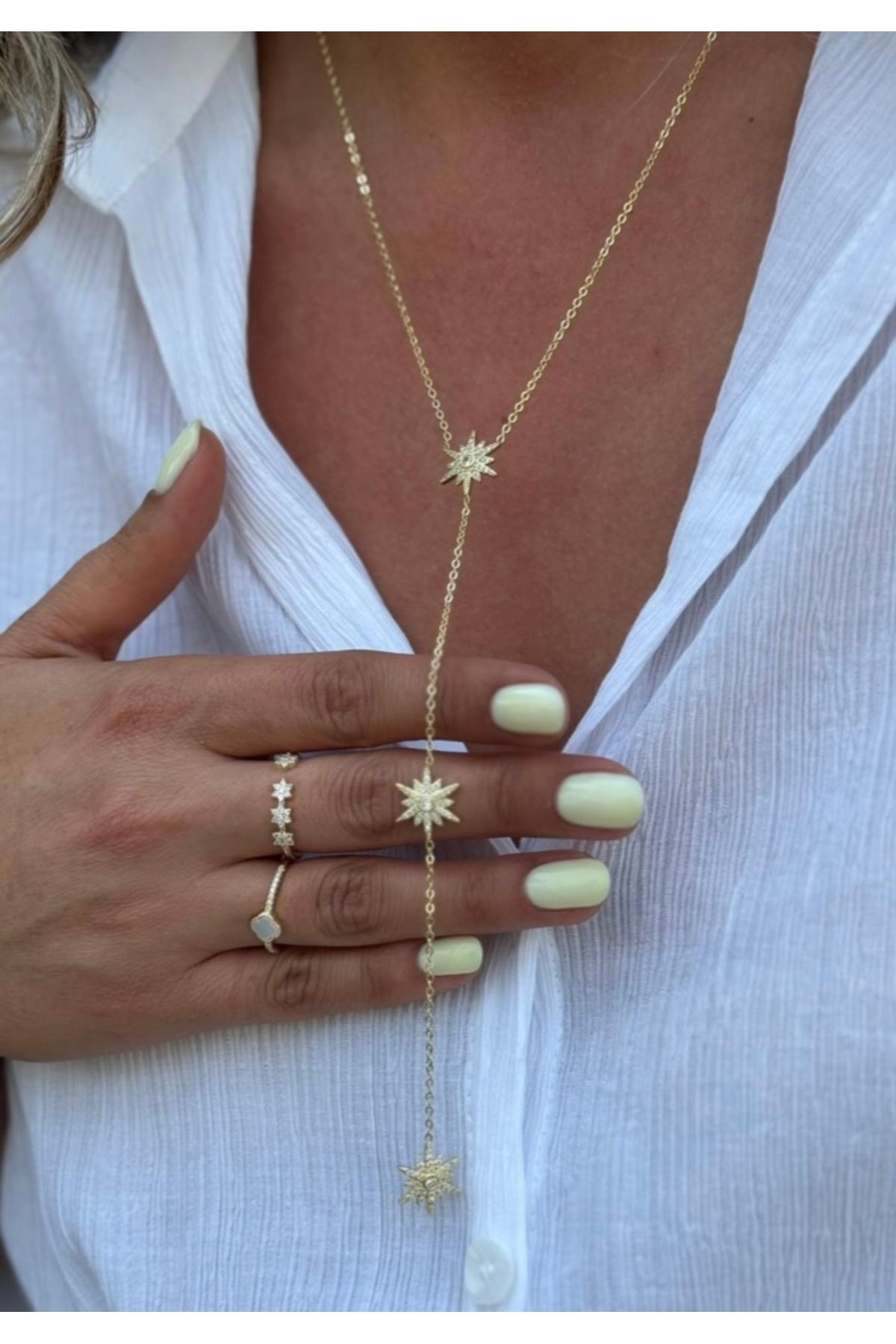Blackcey Accesories Blackceyaccesories Çelik Dekolte Kolye
