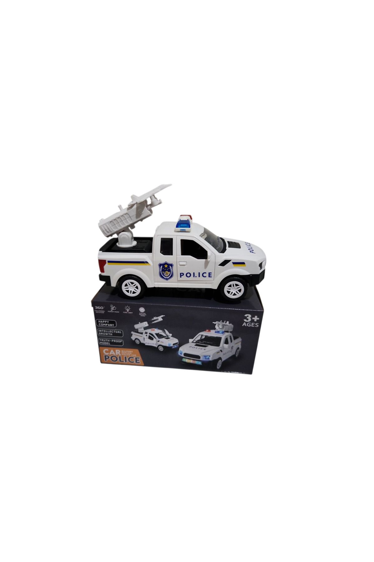 Ailenizin Oyuncakçısı PİLLİ ÇARP DÖN ATICI POLİS ARACI IŞIKLI SESLİ