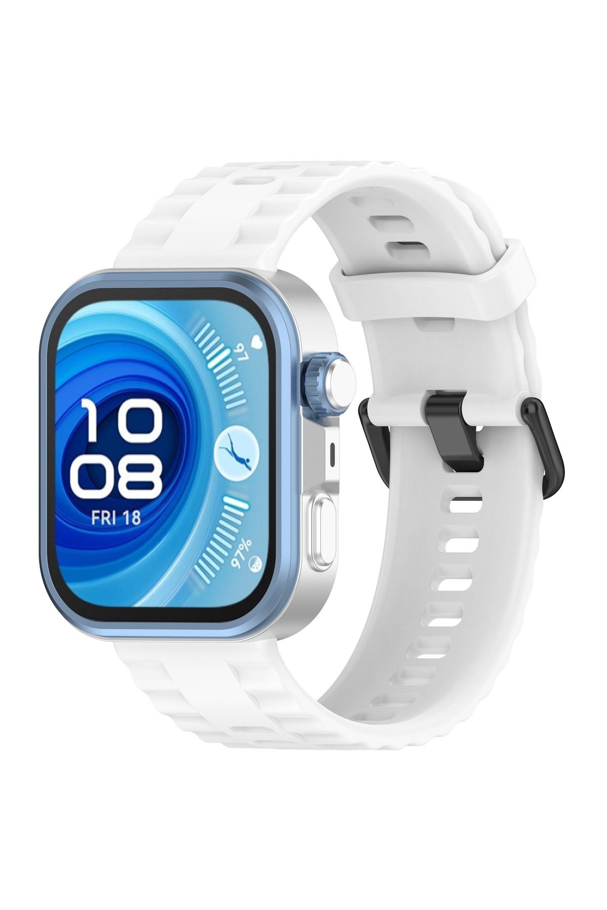 Nextron Huawei Watch Fit 4 / Fit 4 Pro / Fit 3 Uyumlu Silikon Kordon A+Kalite Yumuşak Spor Silikon Kordon
