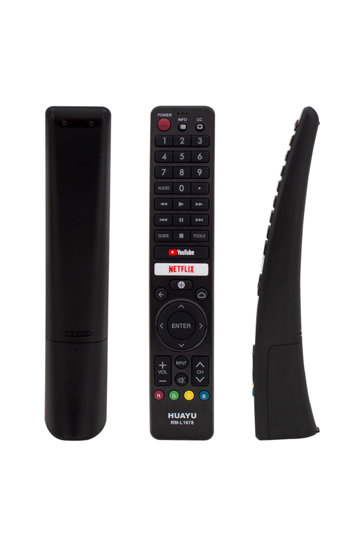 Aydoganticaret44 HUAYU KL RM-L1678 SHARP NETFLIX-YOUTUBE SES KOMUTLU MİKROFONLU TUŞLU LCD-LED TV KUM