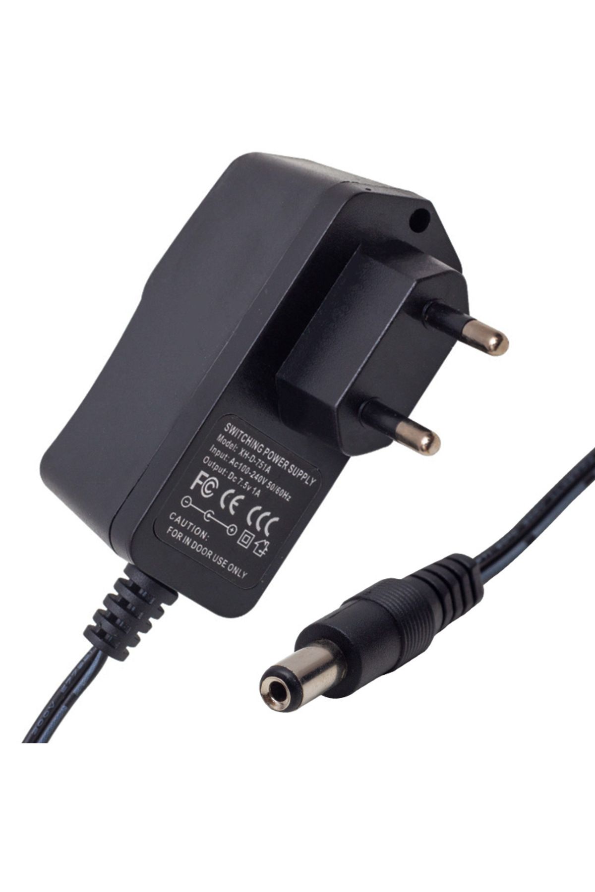 Aydoganticaret44 7.5 VOLT - 1 AMPER 5.5*2.5 UÇLU PRİZ TİPİ ADAPTÖR