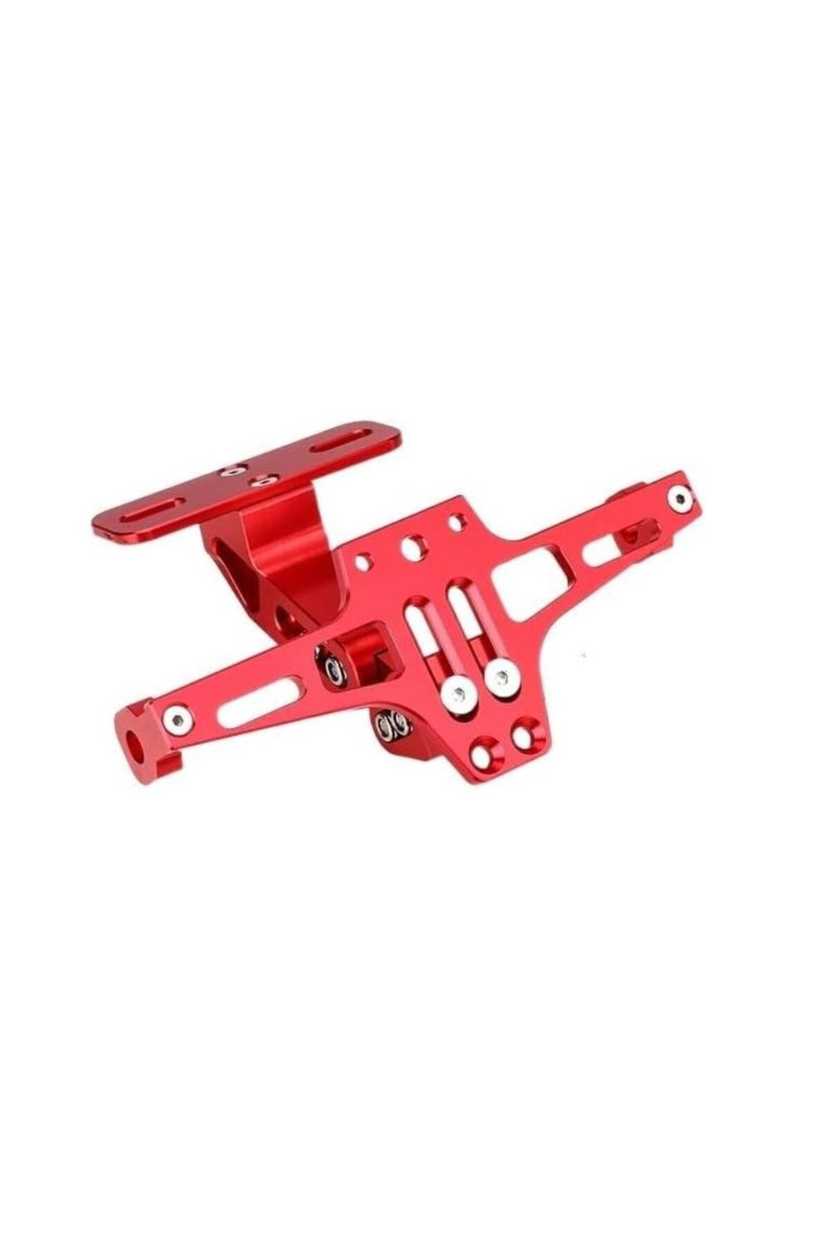 merpa Motosiklet Katlanır Plaklık Full CNC KIRMIZI