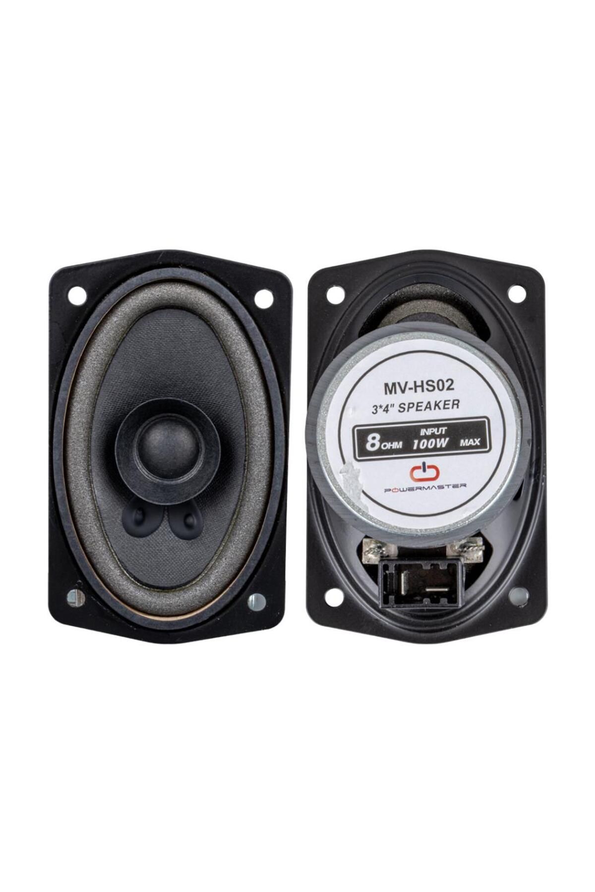 Aydoganticaret44 3X4 7.5X10 CM 8 OHM MAX 100 WATT OVAL OTO HOPARLÖR