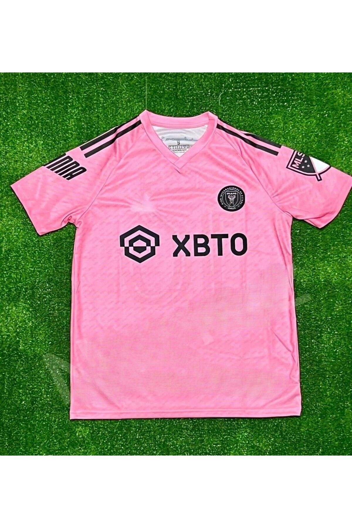 BARBITOS 2024/2025 Yeni Sezon İnter miami Messi İç Saha Pembe Taraftar Yetişkin Forması-zp05