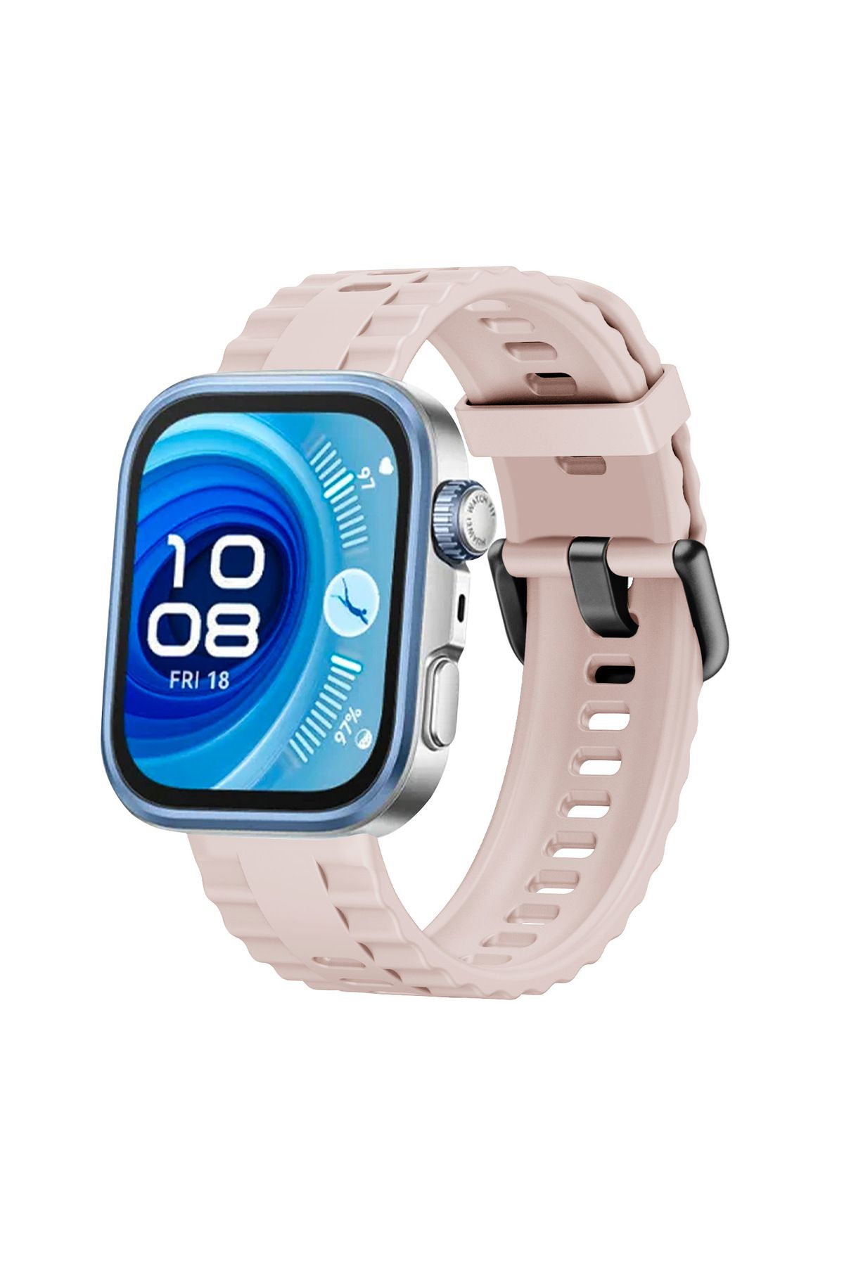 Nextron Huawei Watch Fit 4 / Fit 4 Pro / Fit 3 Uyumlu Silikon Kordon A+Kalite Yumuşak Spor Silikon Kordon