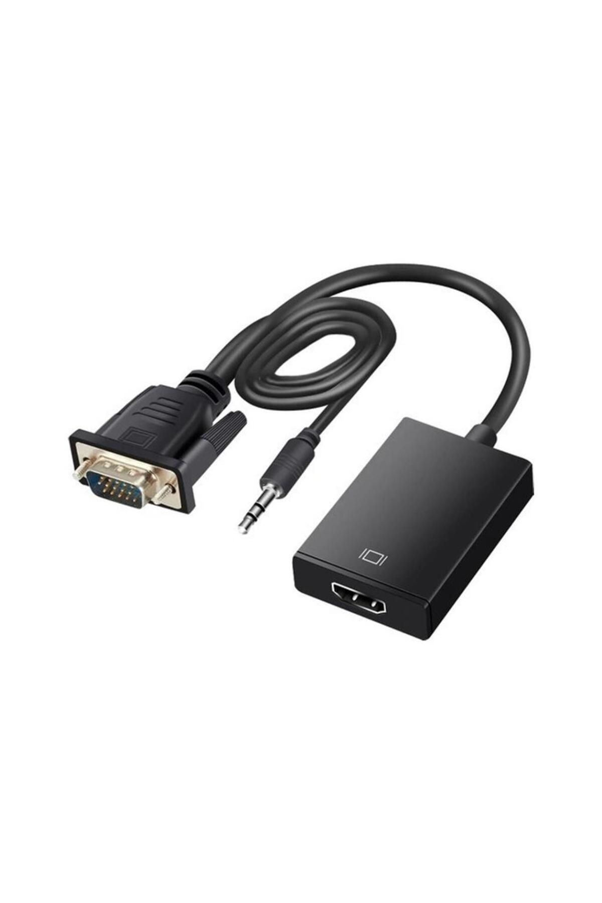 Aydoganticaret44 VGA TO HDMI ÇEVİRİCİ ADAPTÖR SES GİRİŞLİ