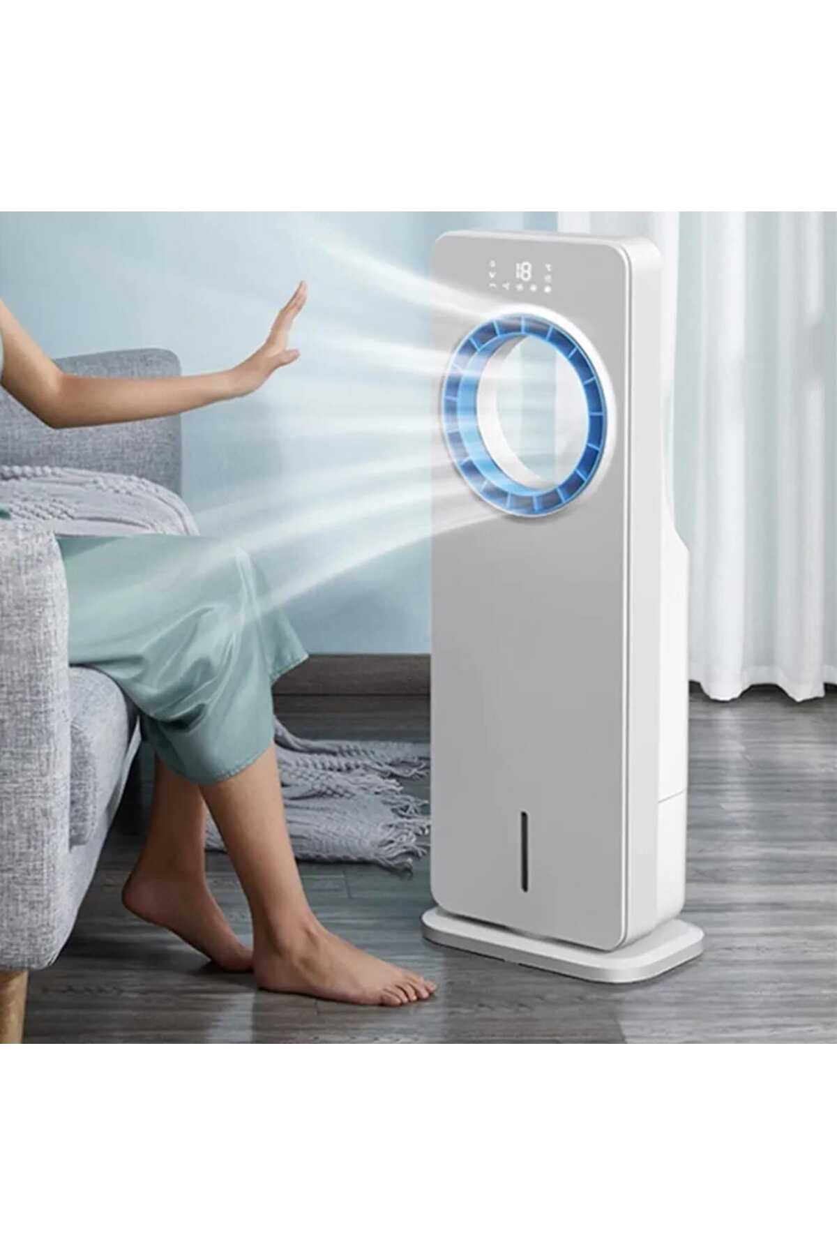 Sanford-Portable Air Cooler & Humidifier – 4 Modes, 3-Speed Fan, Timer, LED Display, 3.5L Tank + 2 Ice Boxes 5