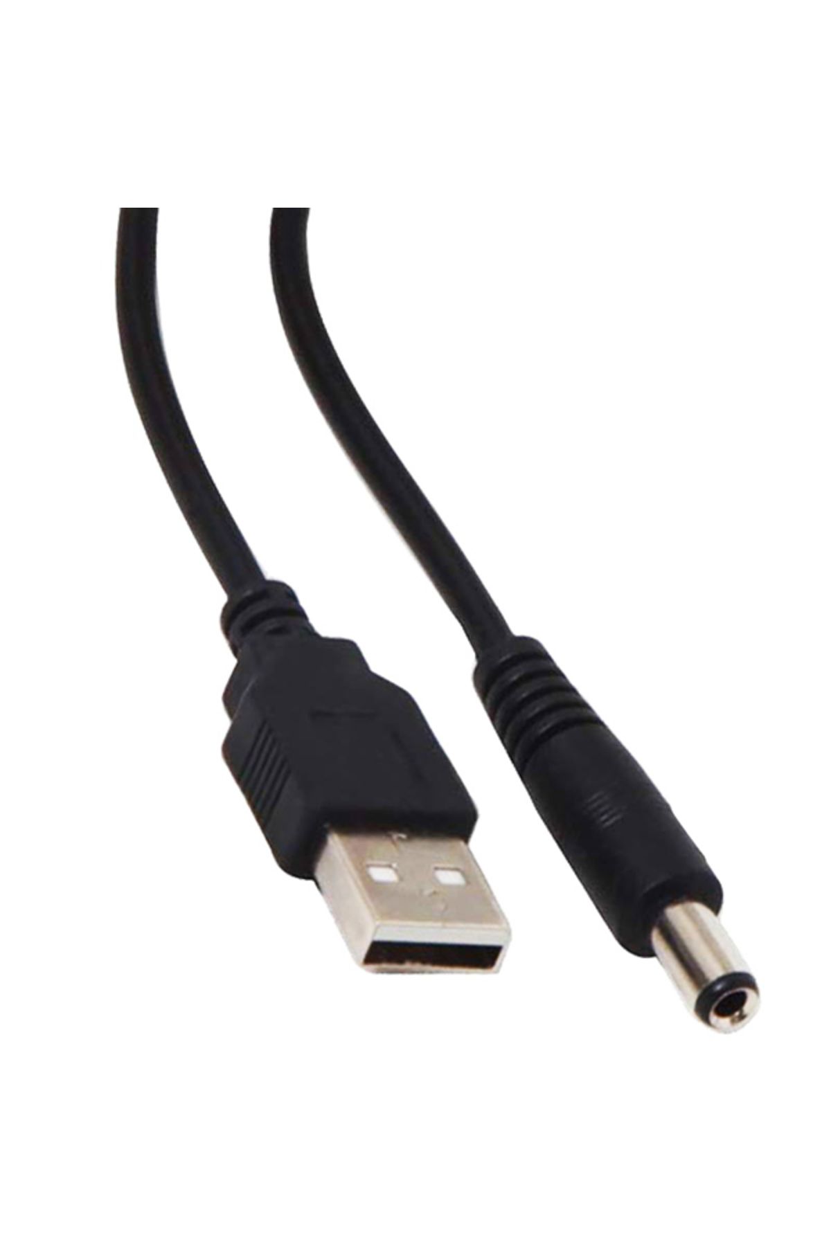 Aydoganticaret44 USB ERKEK 5.5*2.5 UÇ ADAPTÖR JACKLI 80 CM KABLO