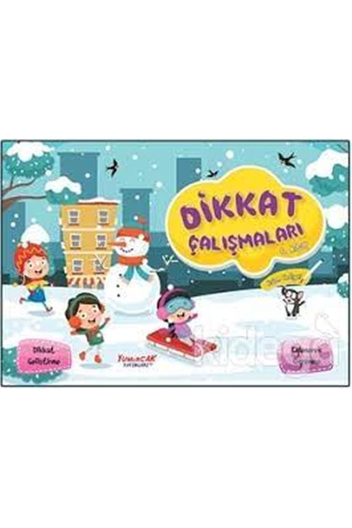 Yumurcak Yayınları Dikkat Çalışmaları 4. Kitap (Kalem Hediyeli)