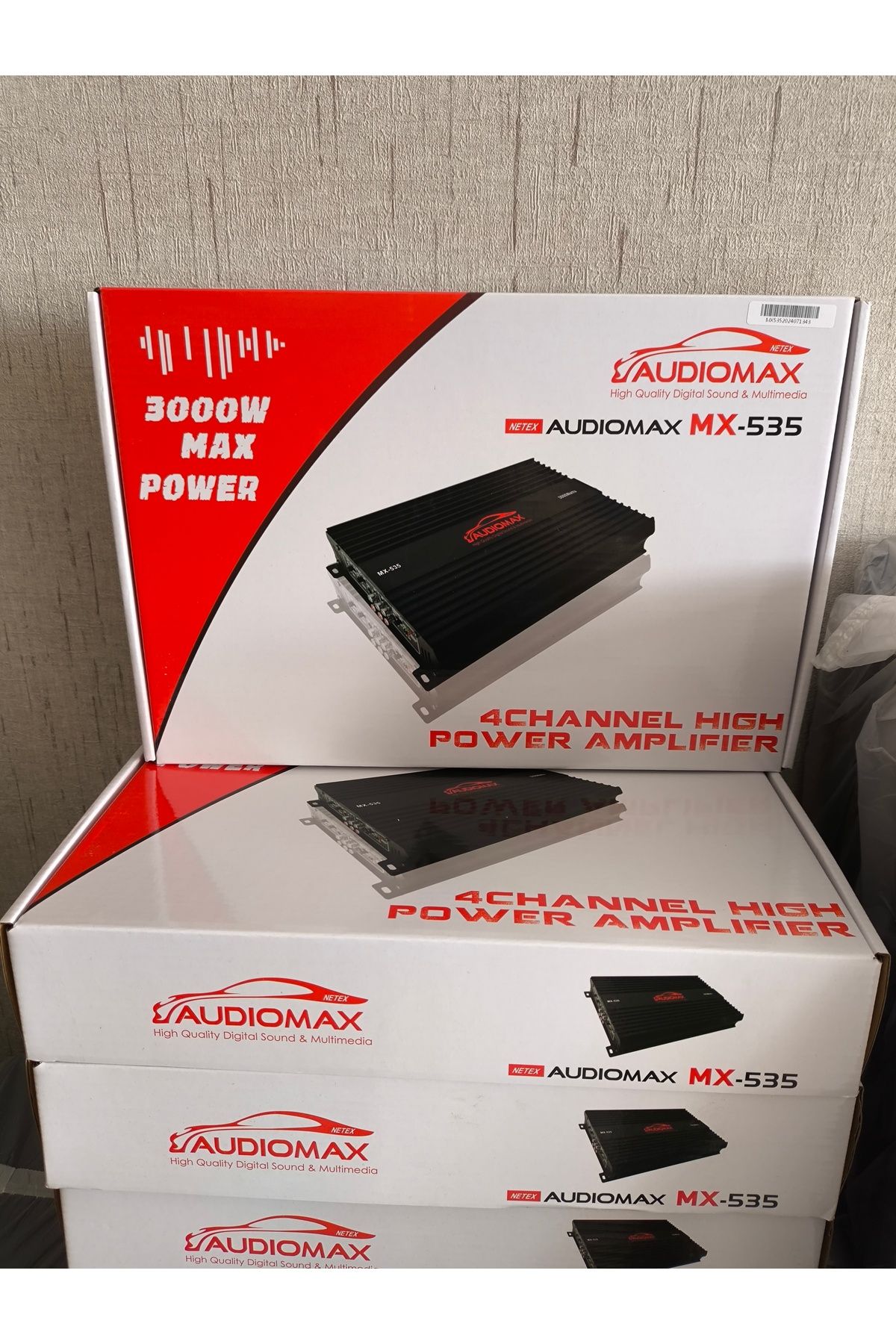 patili tasarım 3000W 4 Kanalli Amfi 4x60 RMS