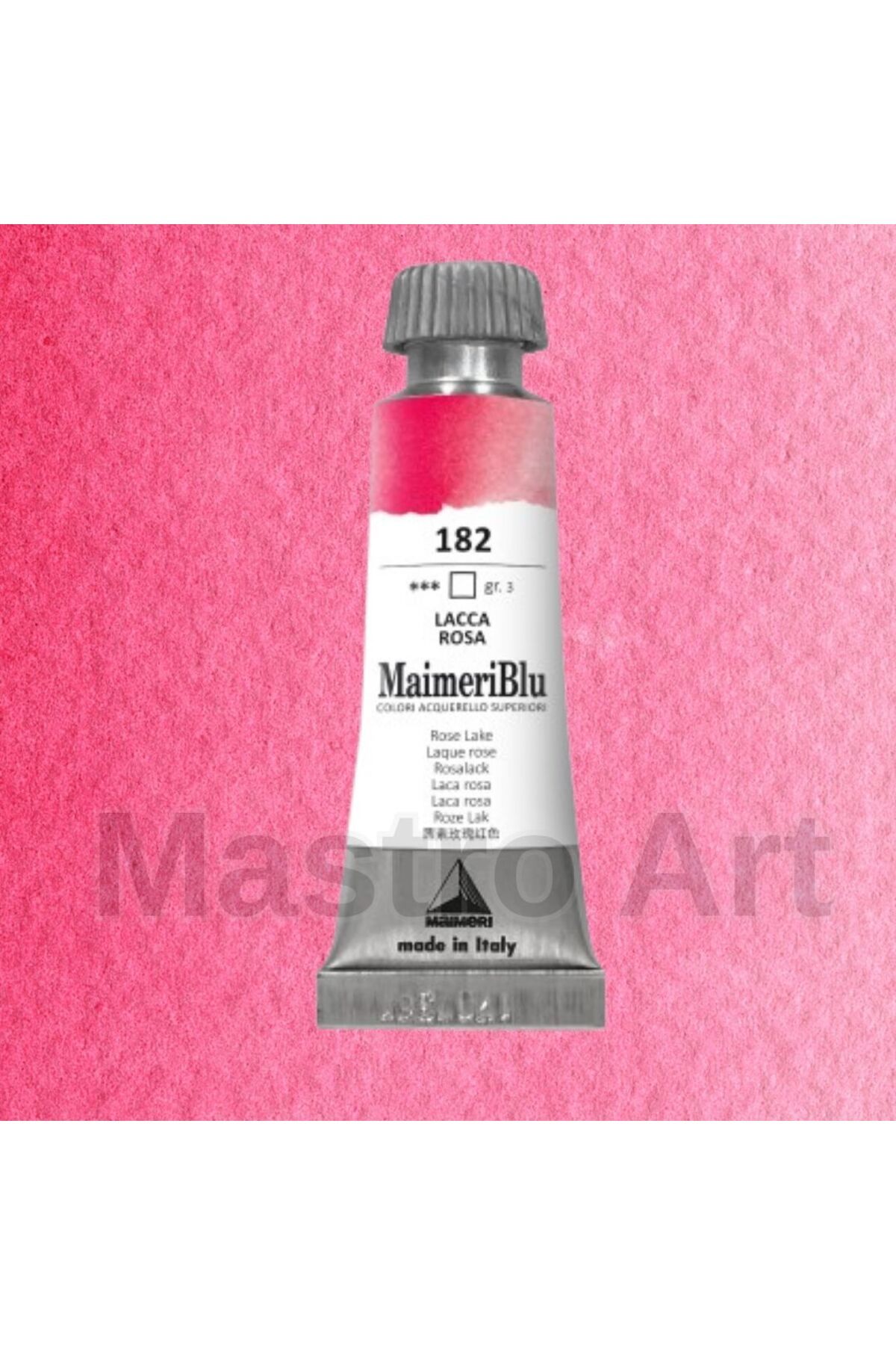 Maimeri Blu Pro Tüp Sulu Boya 12 ml S3 182 Rose Lake